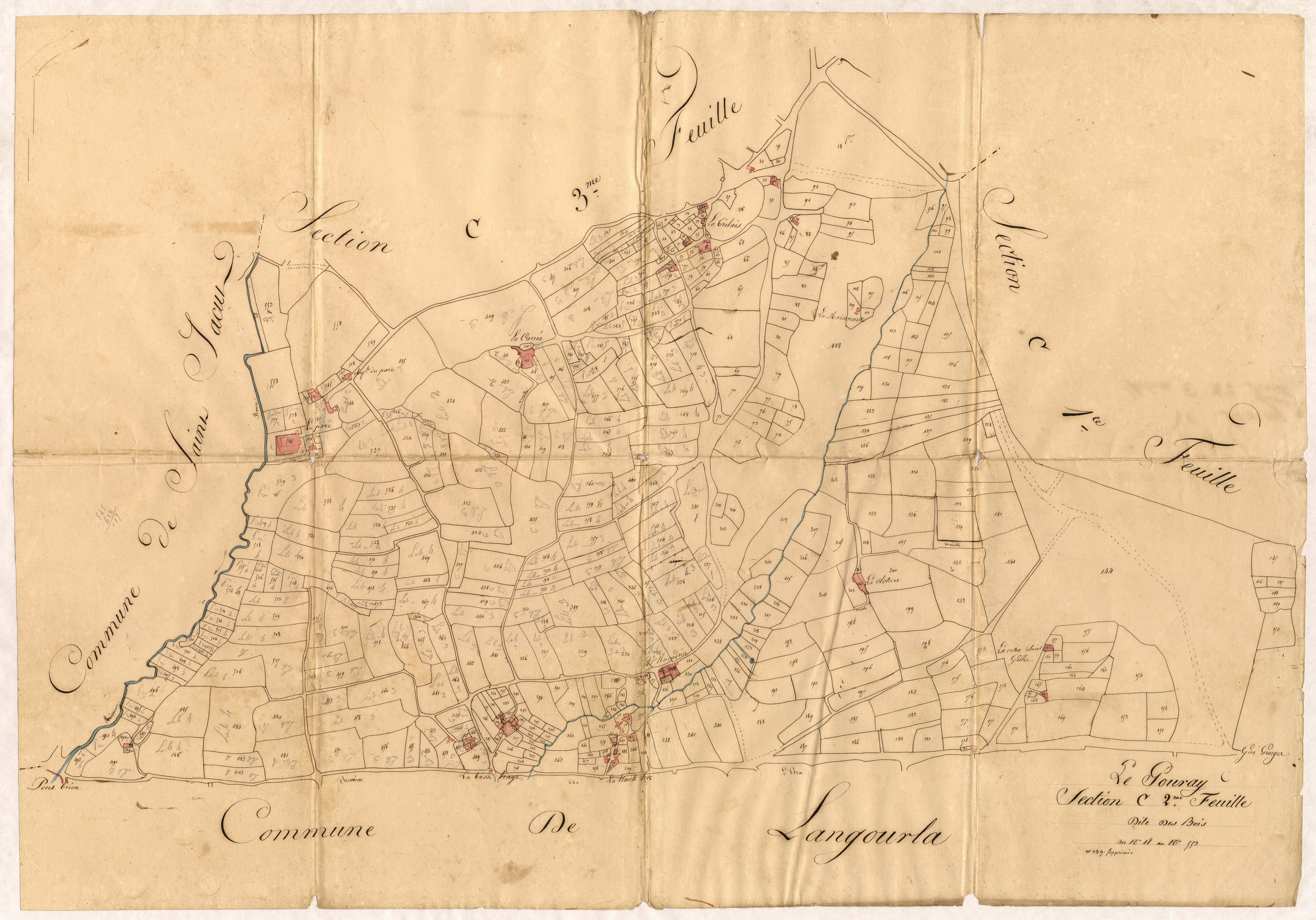 Le Gouray - Section C, 2e feuille