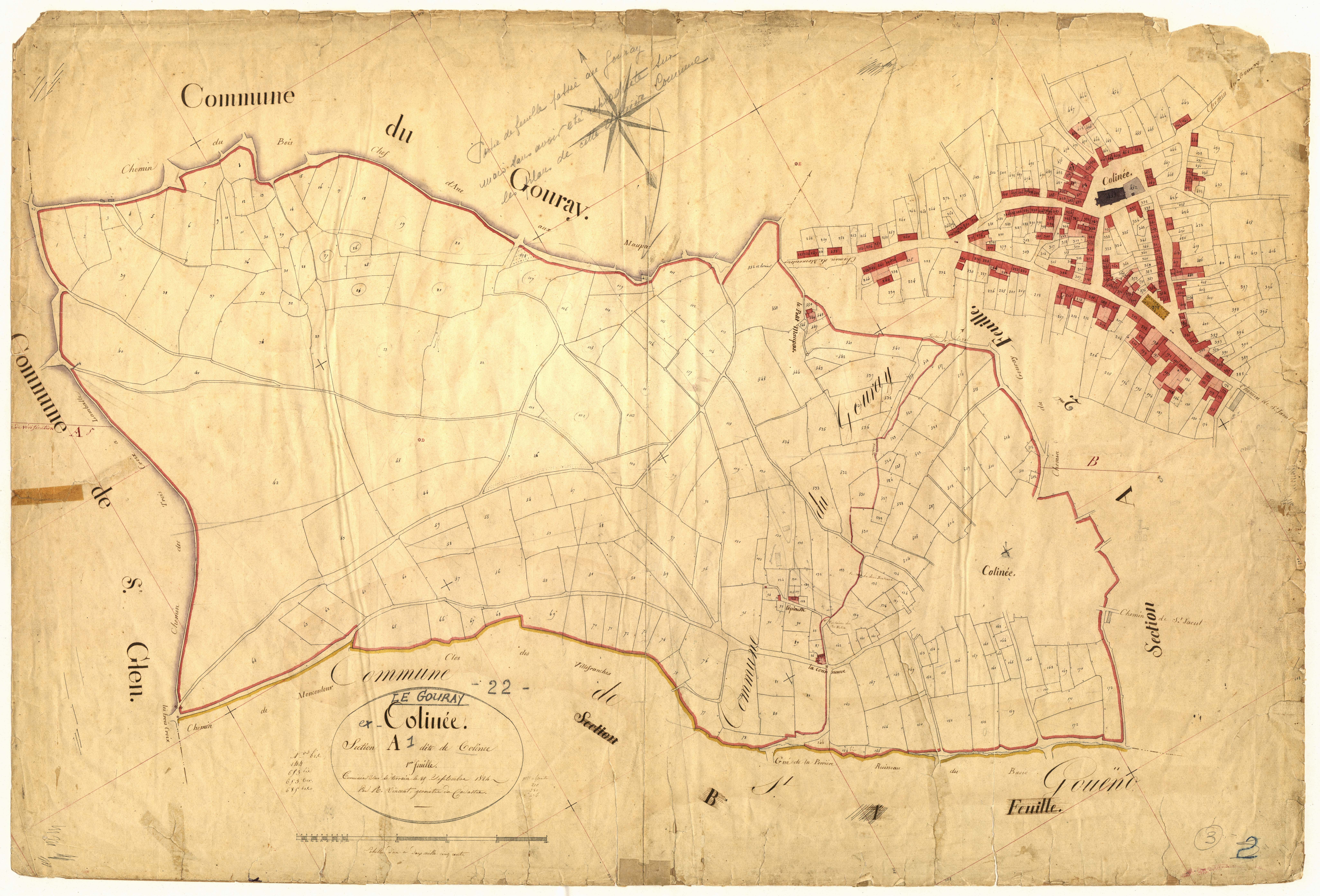 Le Gouray - Section A, 2e feuille