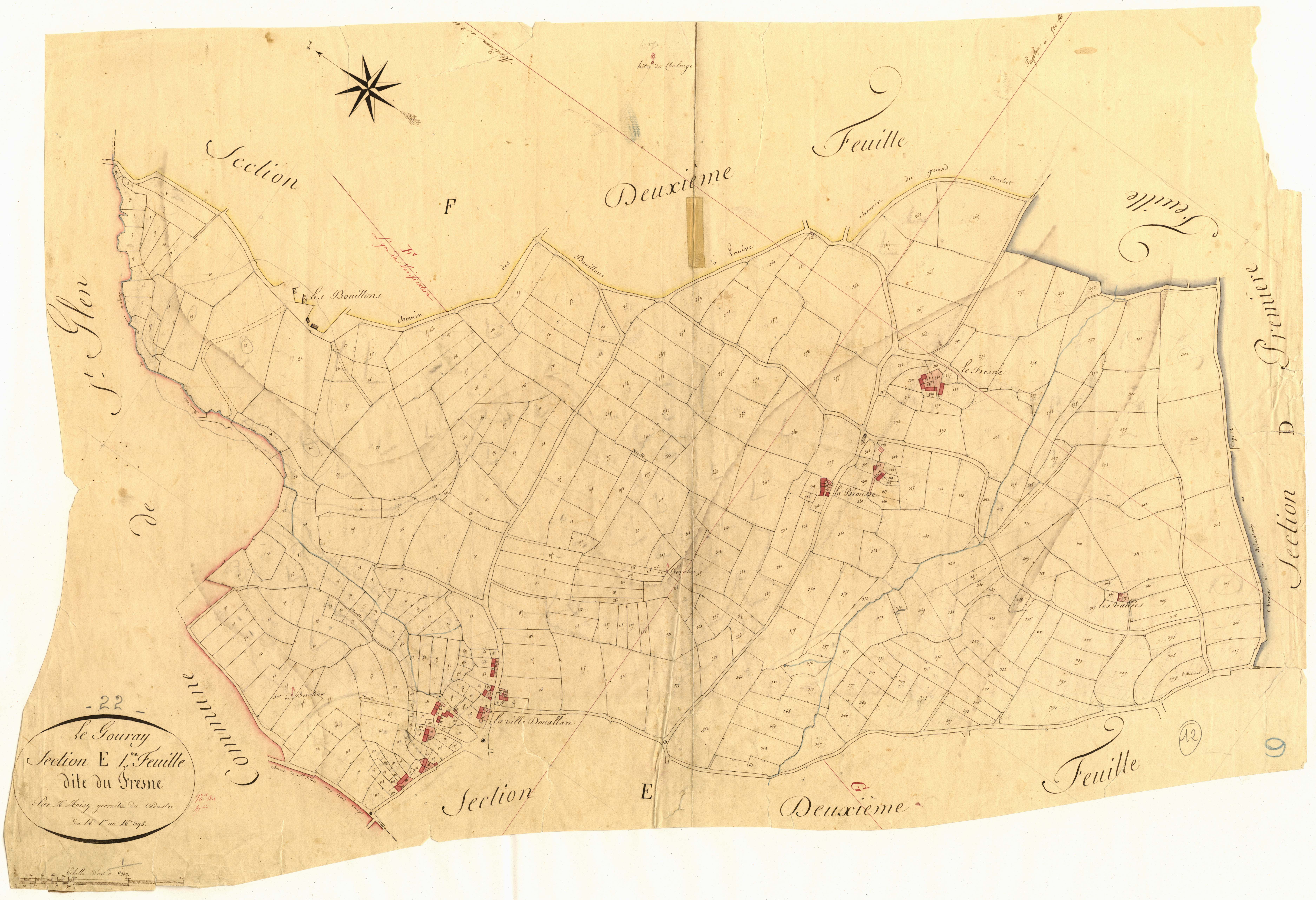 Le Gouray - Section E, 2e feuille