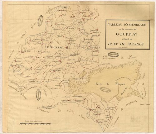 Le Gouray - Tableau d'assemblage