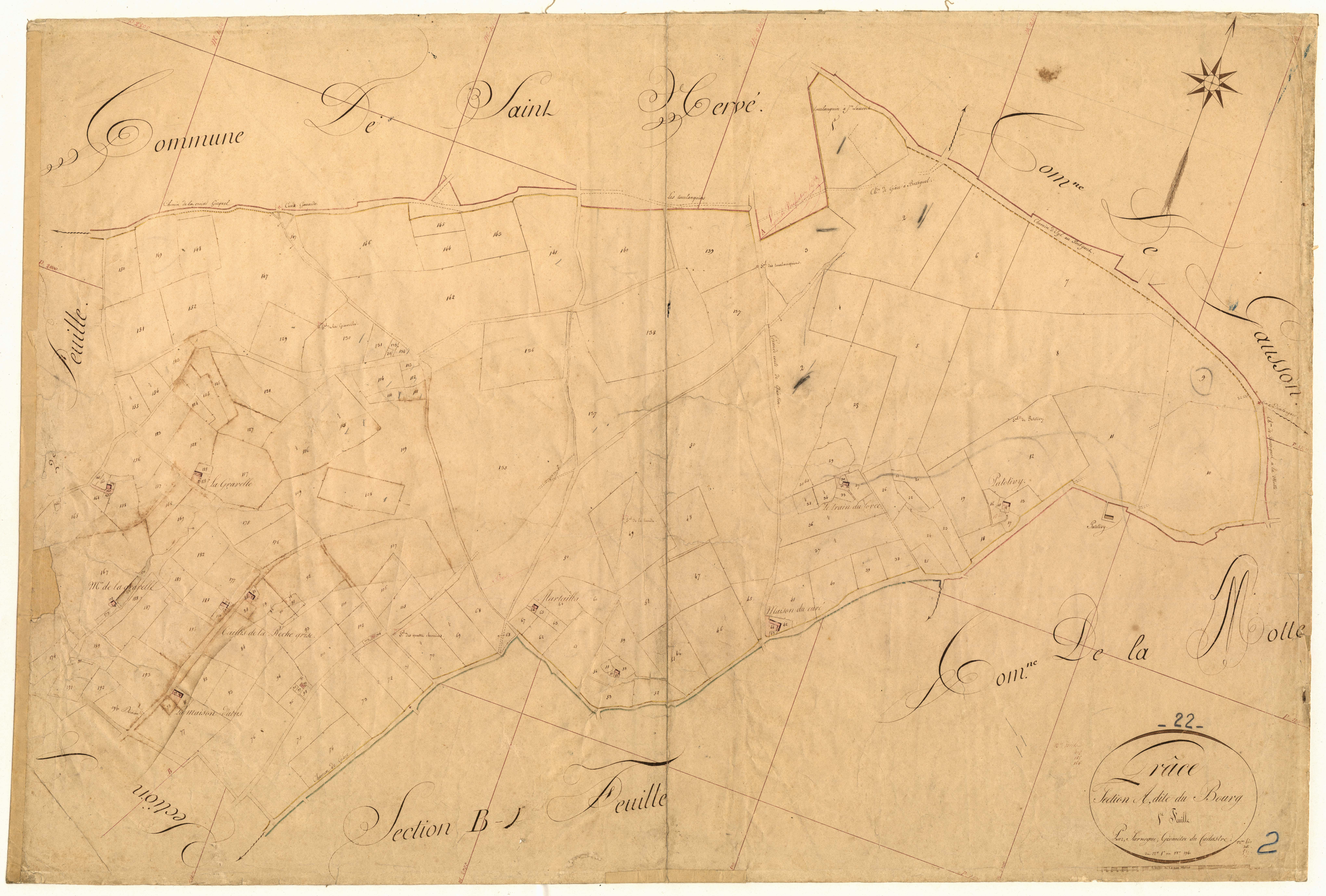 Grâce-Uzel - Section A, 1re feuille