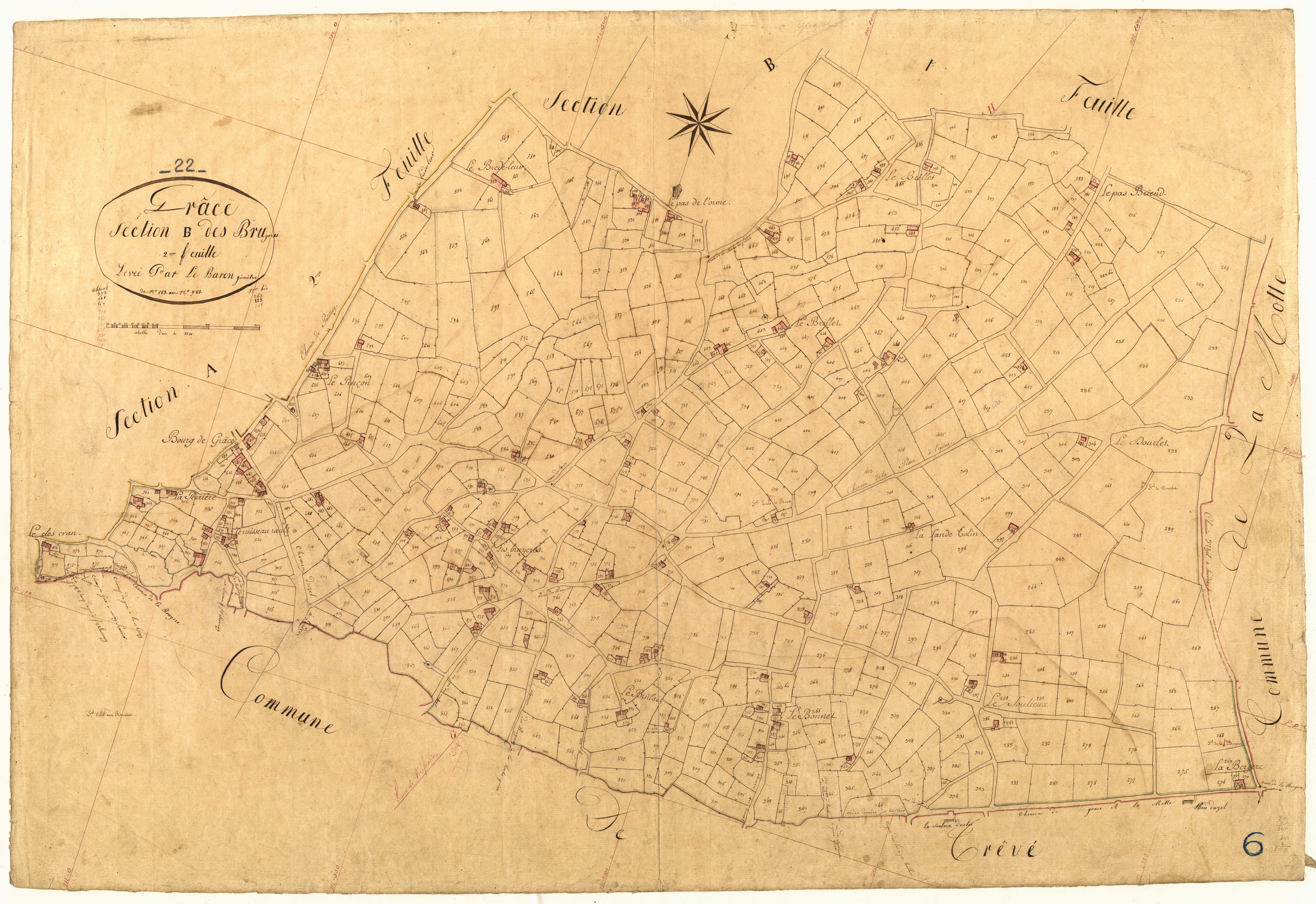 Grâce-Uzel - Section B, 2e feuille