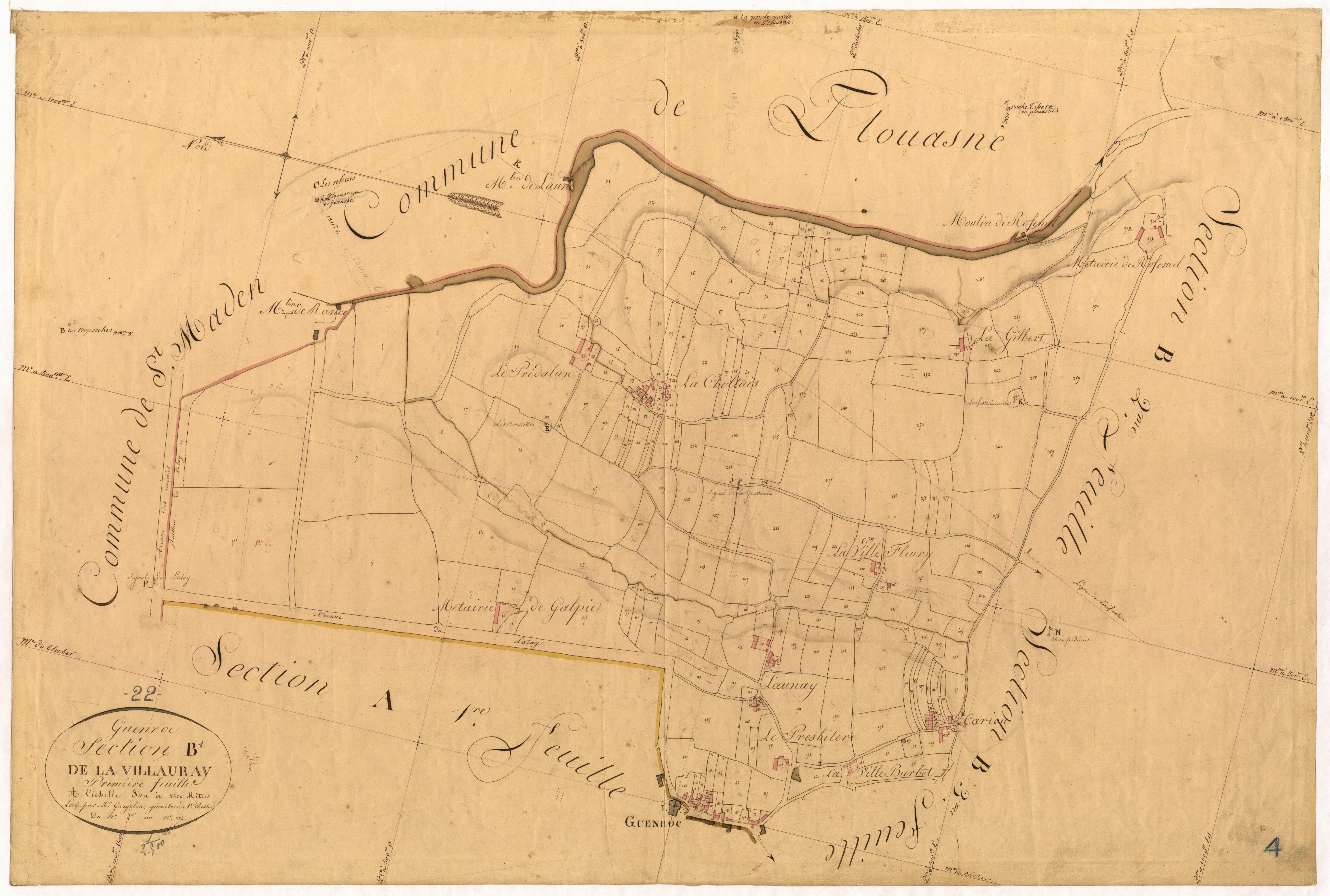 Guenroc - Section B, 1re feuille