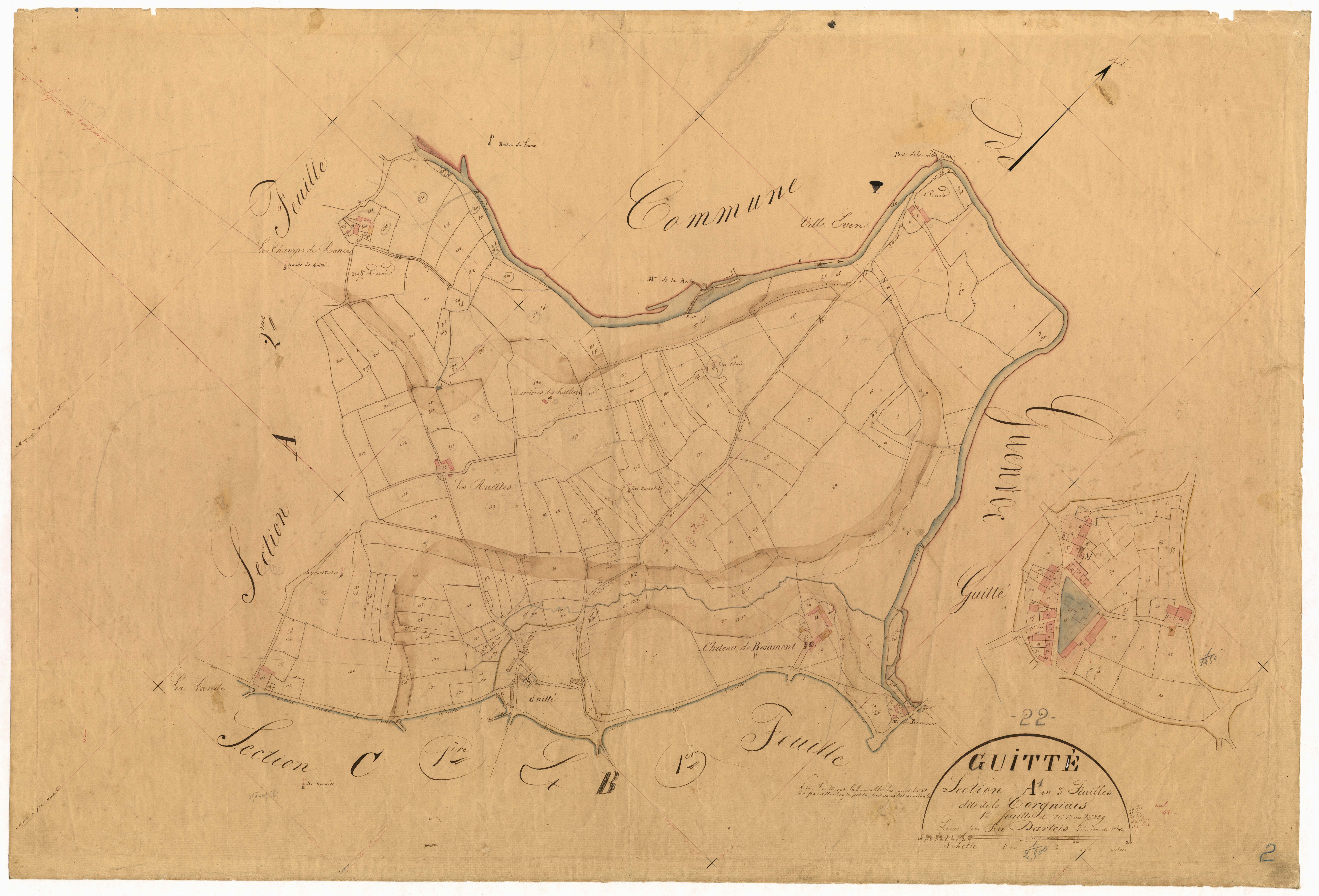 Guitté - Section A, 1re feuille