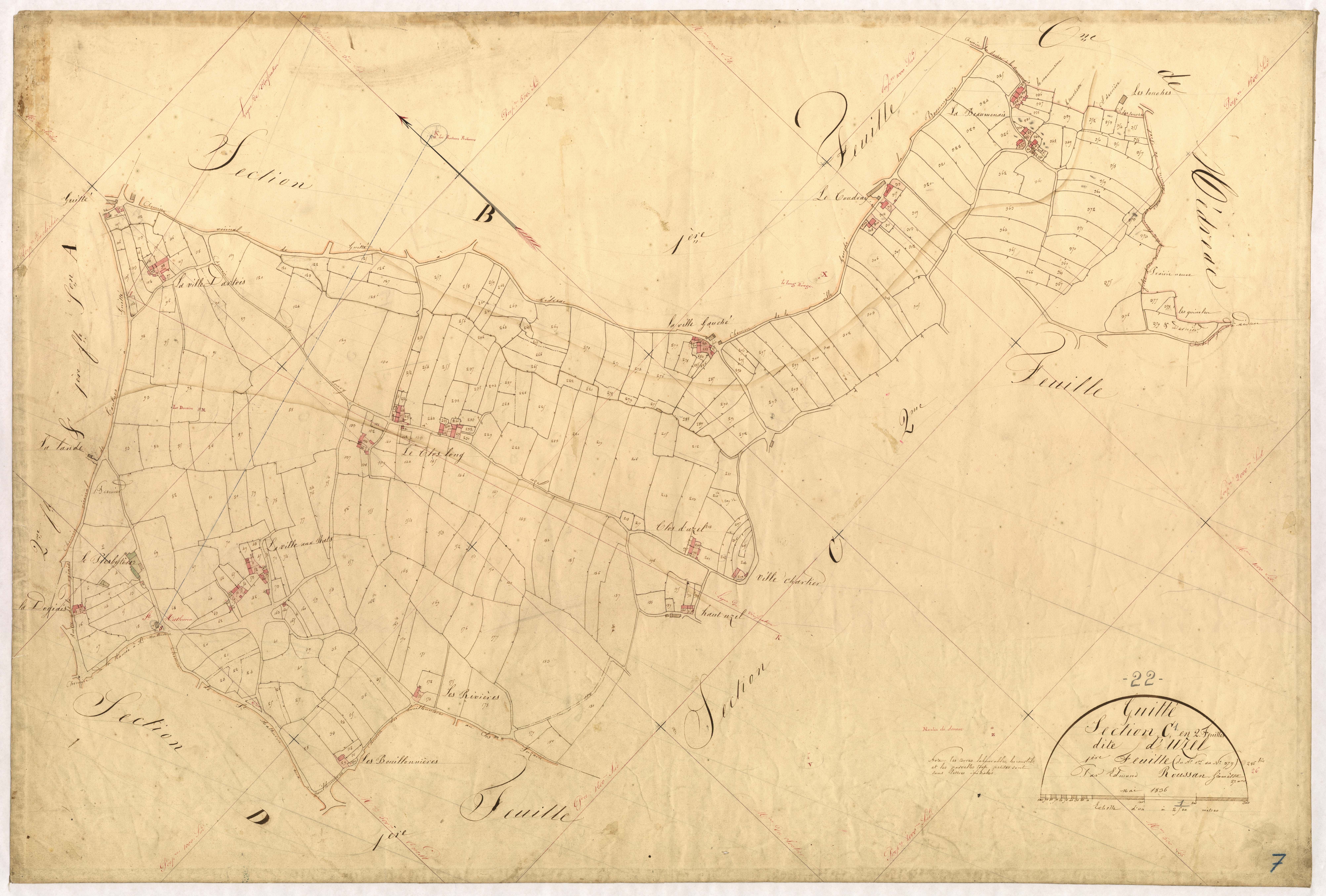 Guitté - Section C, 1re feuille