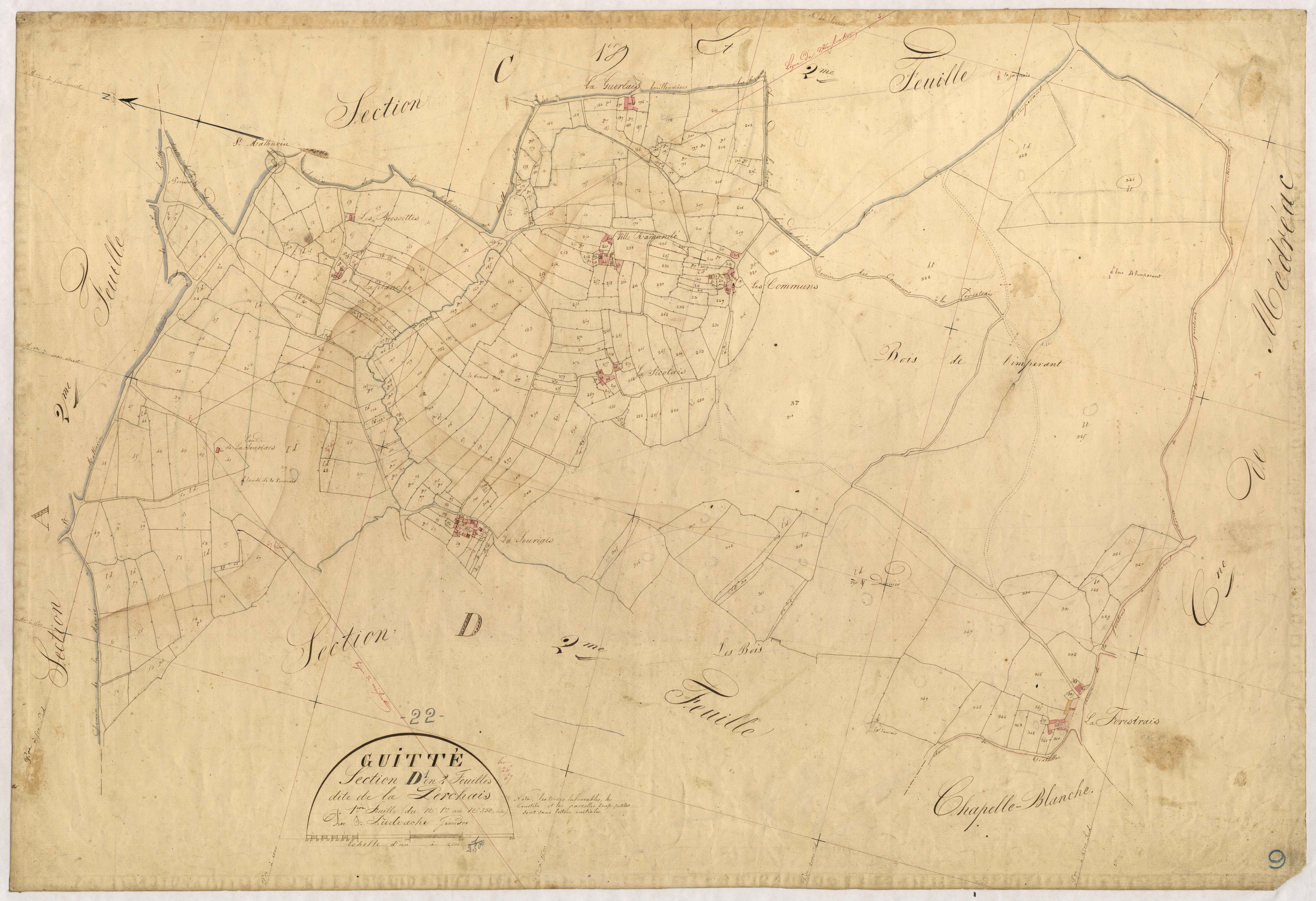 Guitté - Section D, 1re feuille