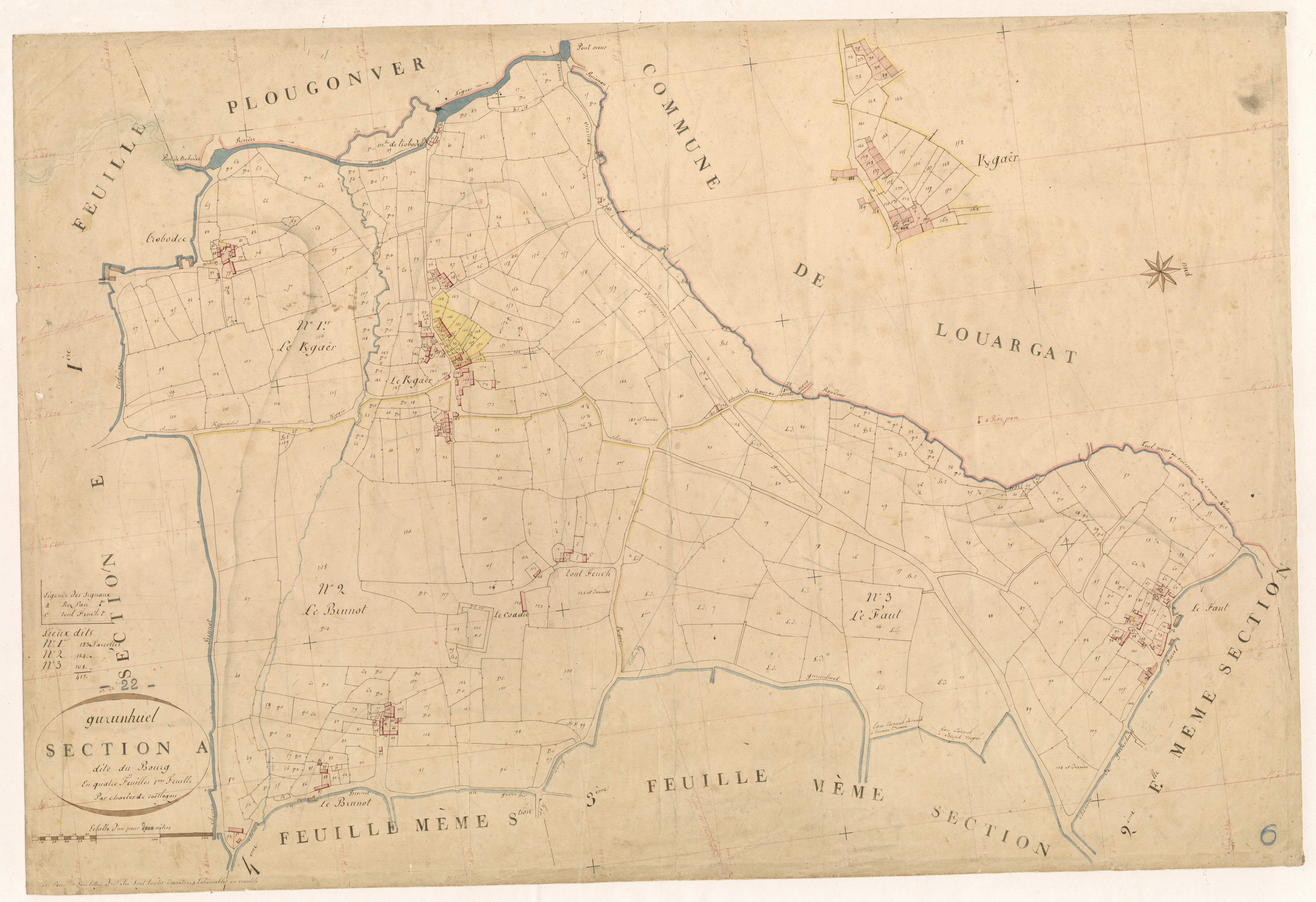 Gurunhuel - Section A, 1re feuille