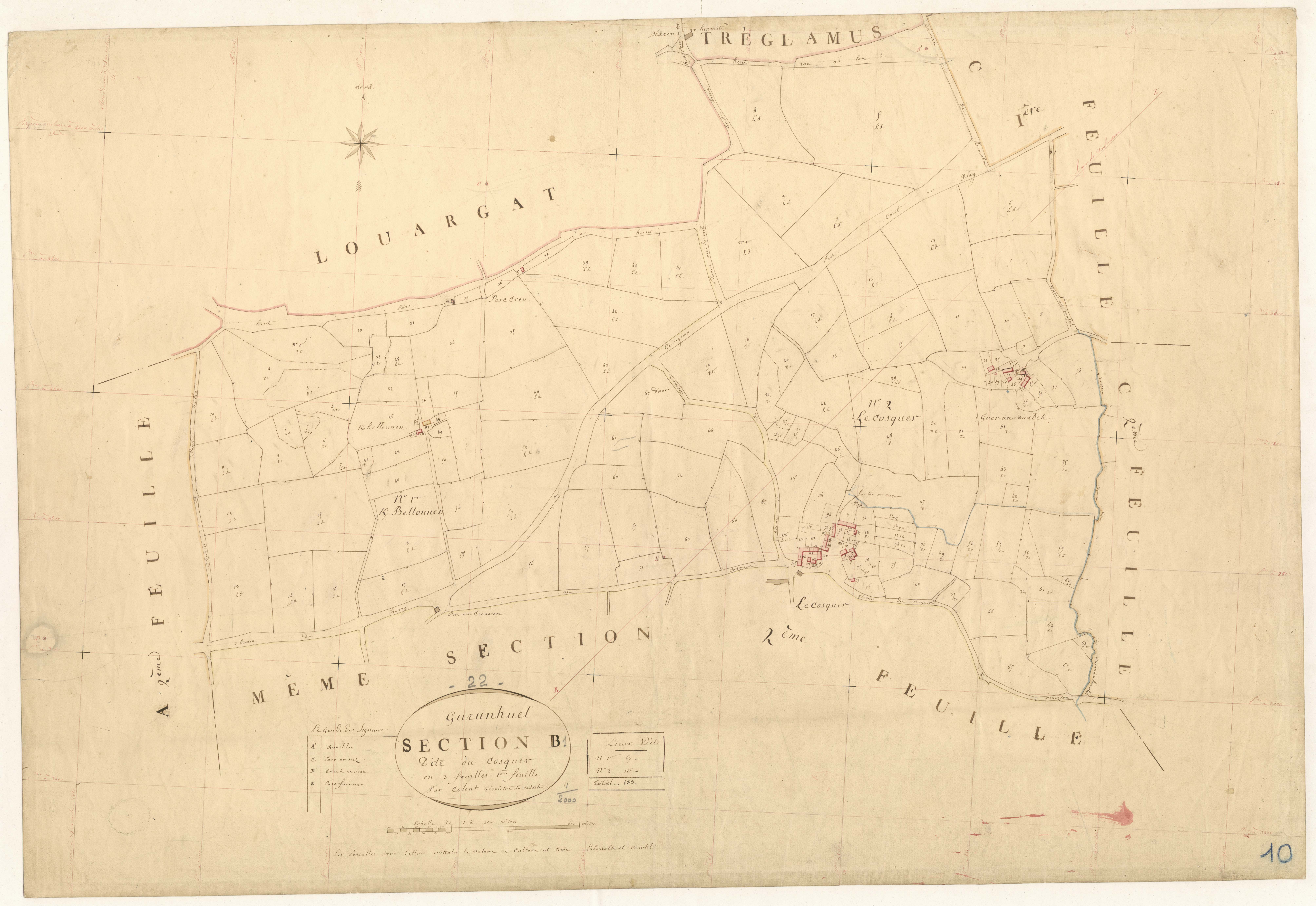 Gurunhuel - Section B, 1re feuille