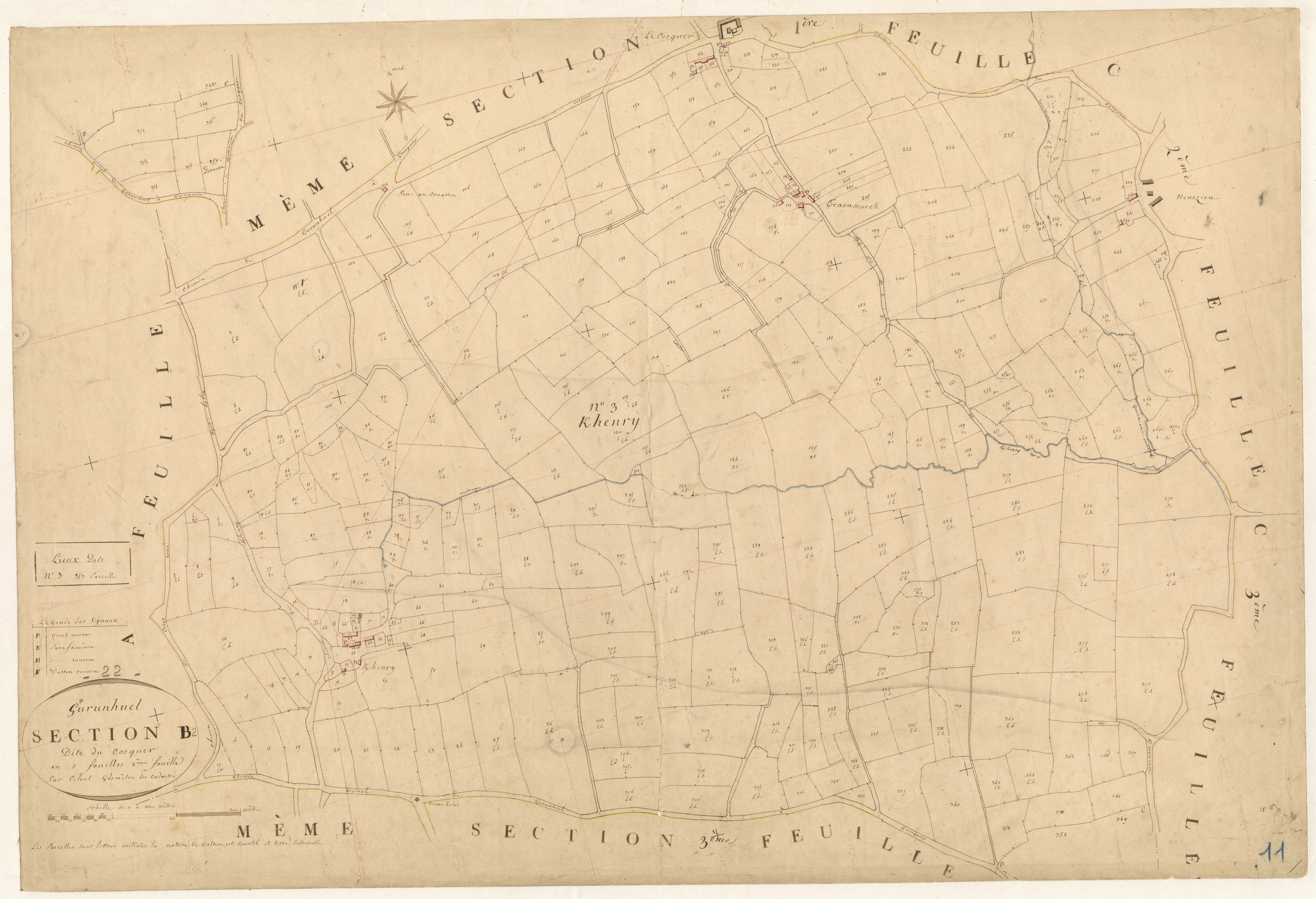 Gurunhuel - Section B, 2e feuille