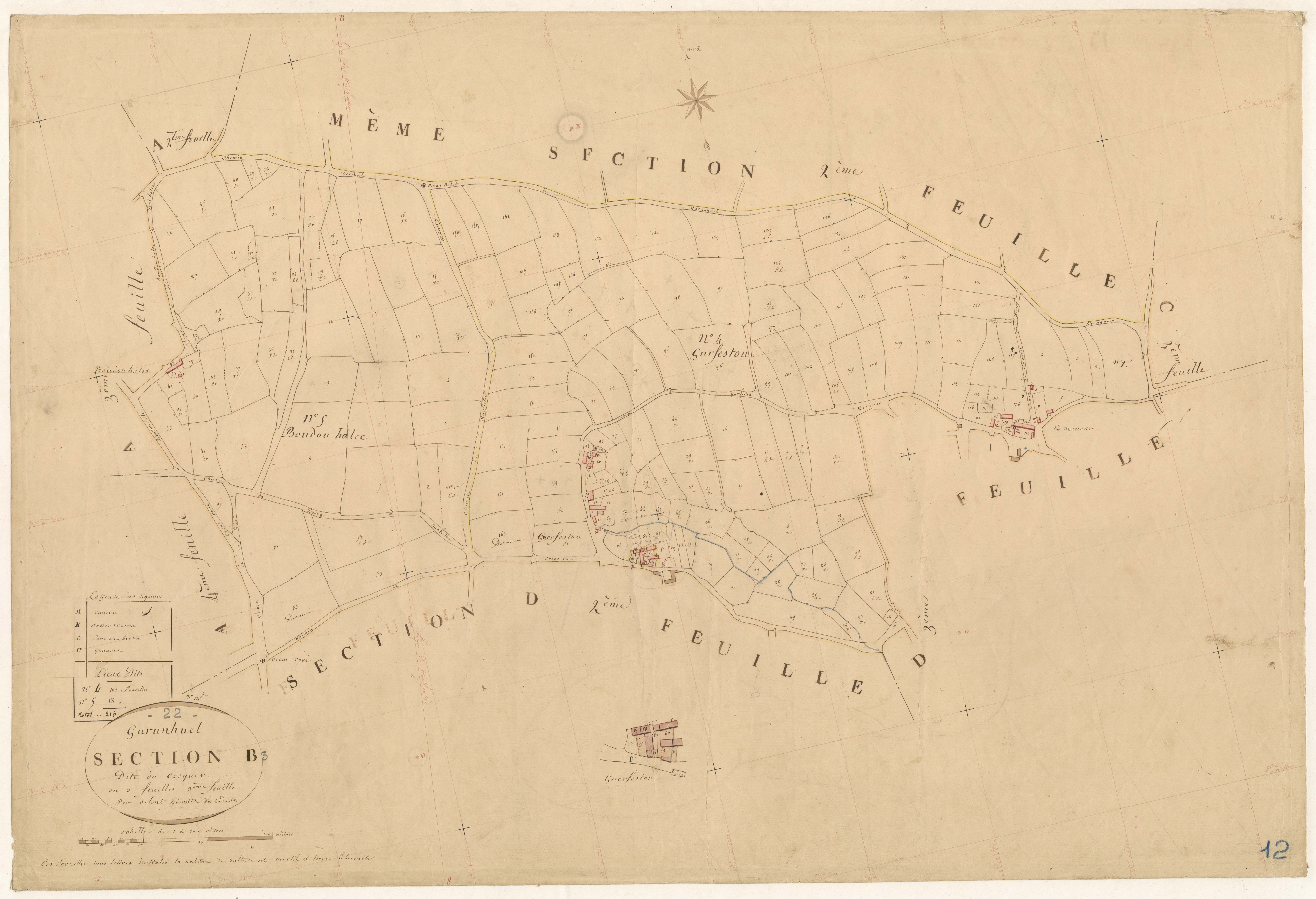 Gurunhuel - Section B, 3e feuille