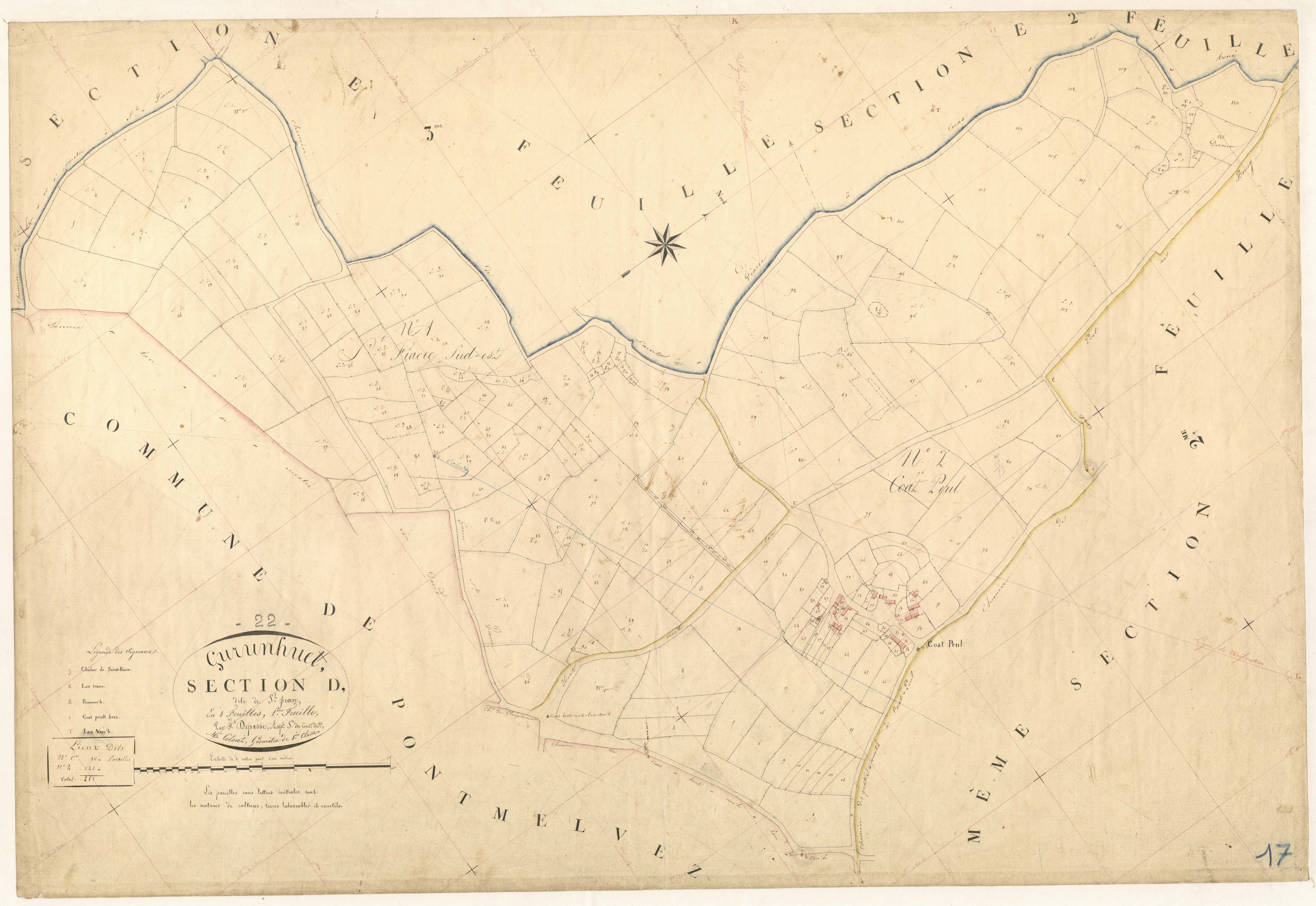 Gurunhuel - Section D, 1re feuille