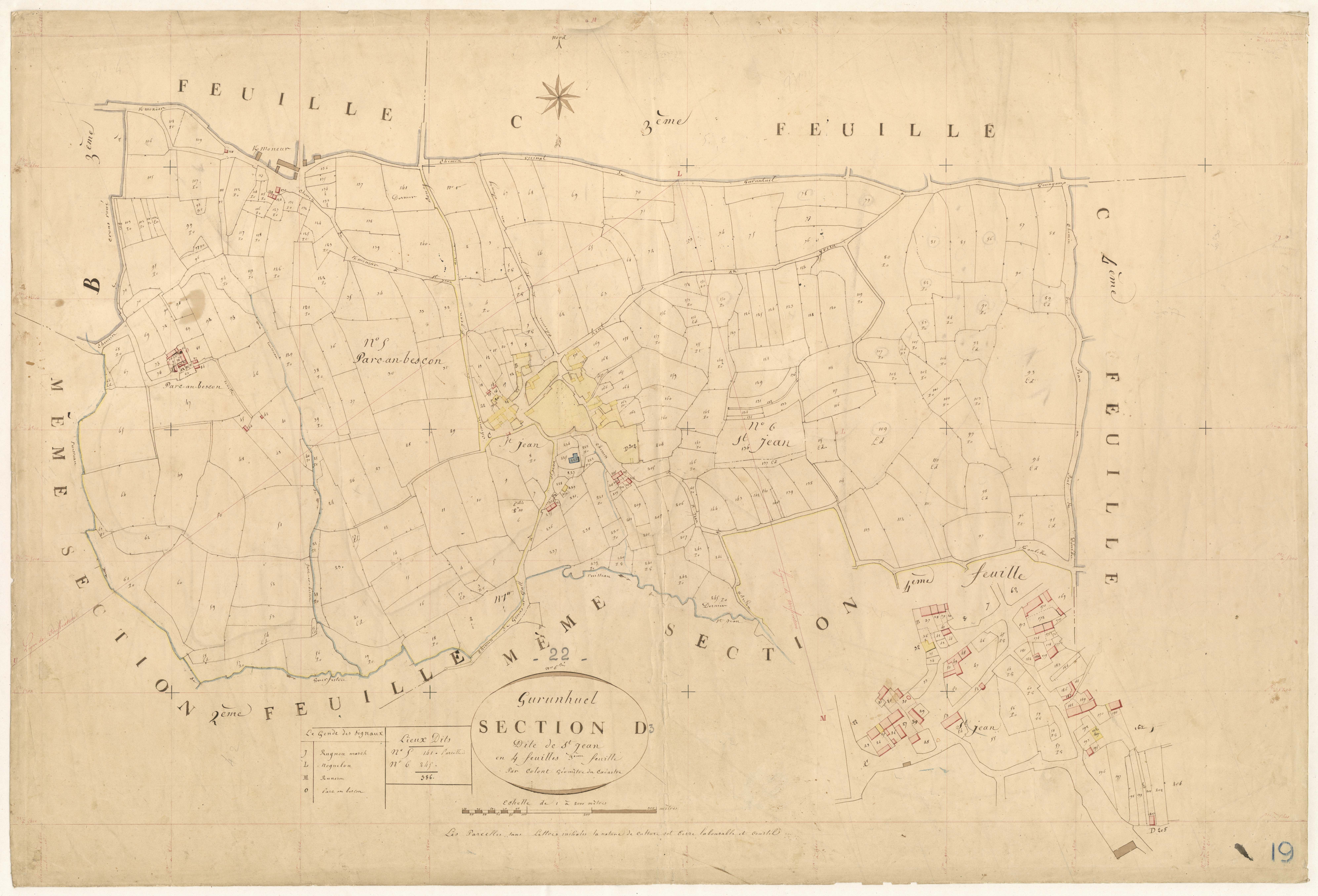 Gurunhuel - Section D, 3e feuille