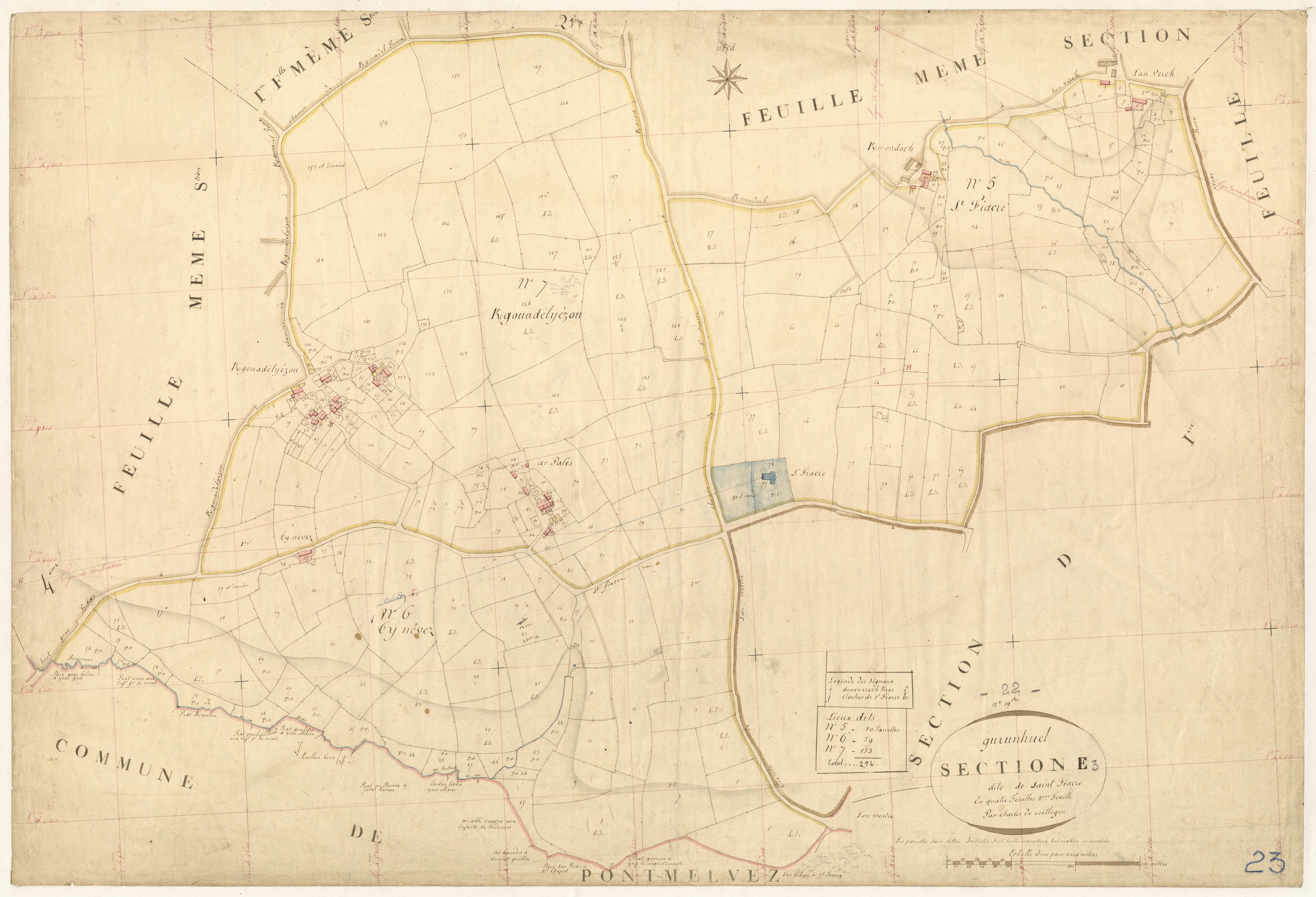 Gurunhuel - Section E, 3e feuille