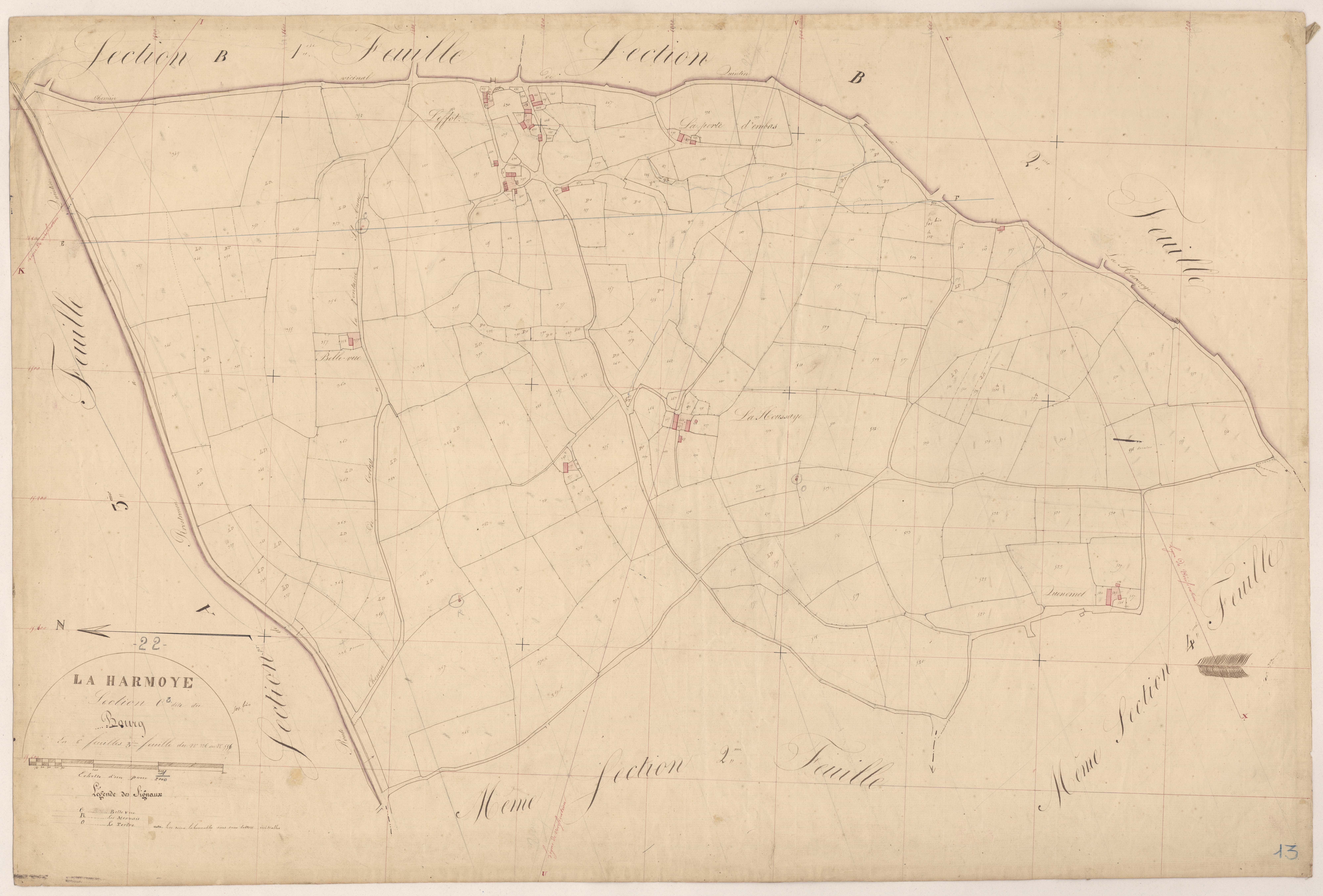 La Harmoye - Section C, 3e feuille