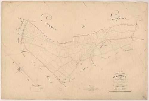 La Harmoye - Section B, 1re feuille
