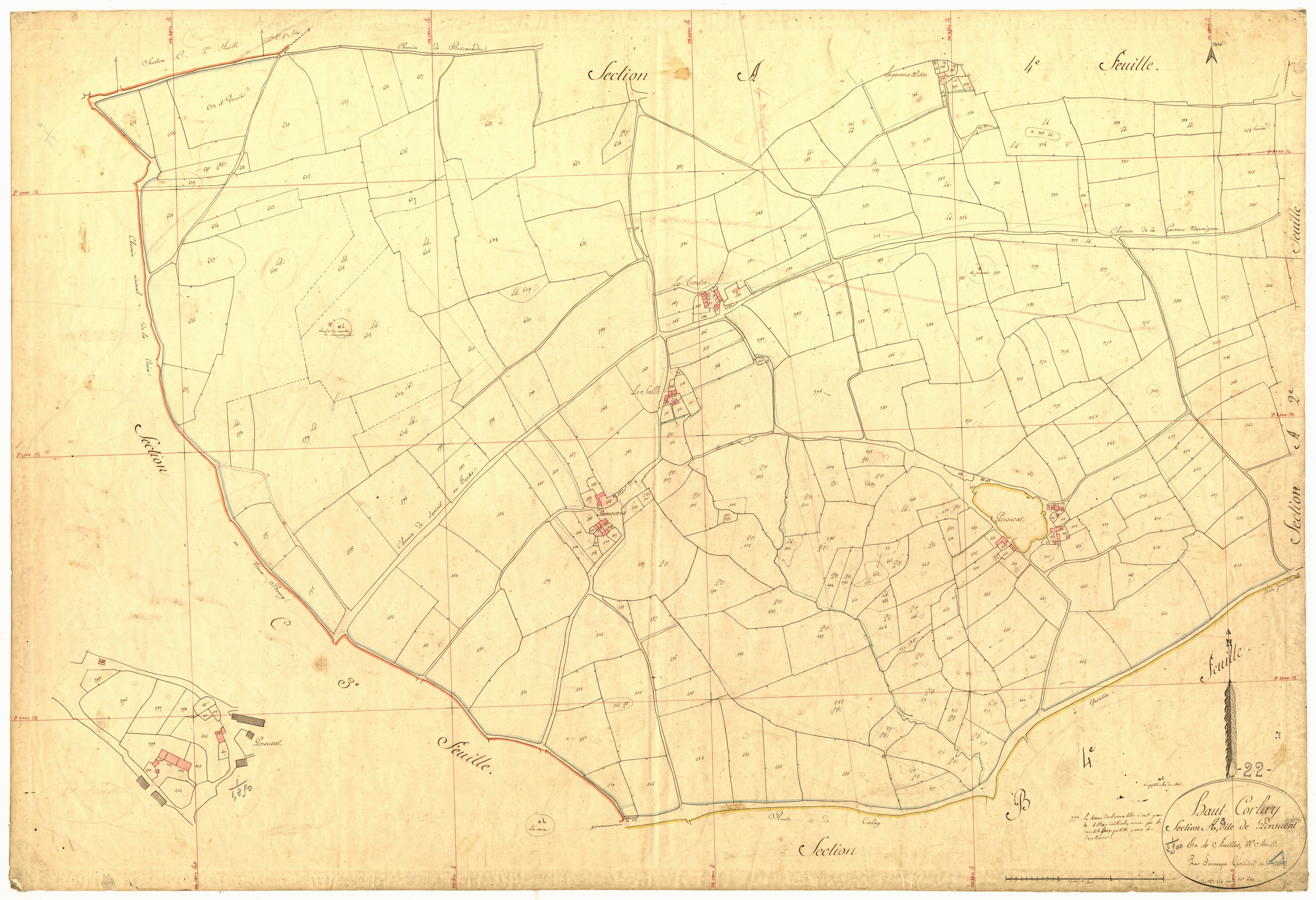 Le Haut-Corlay - Section A, 3e feuille