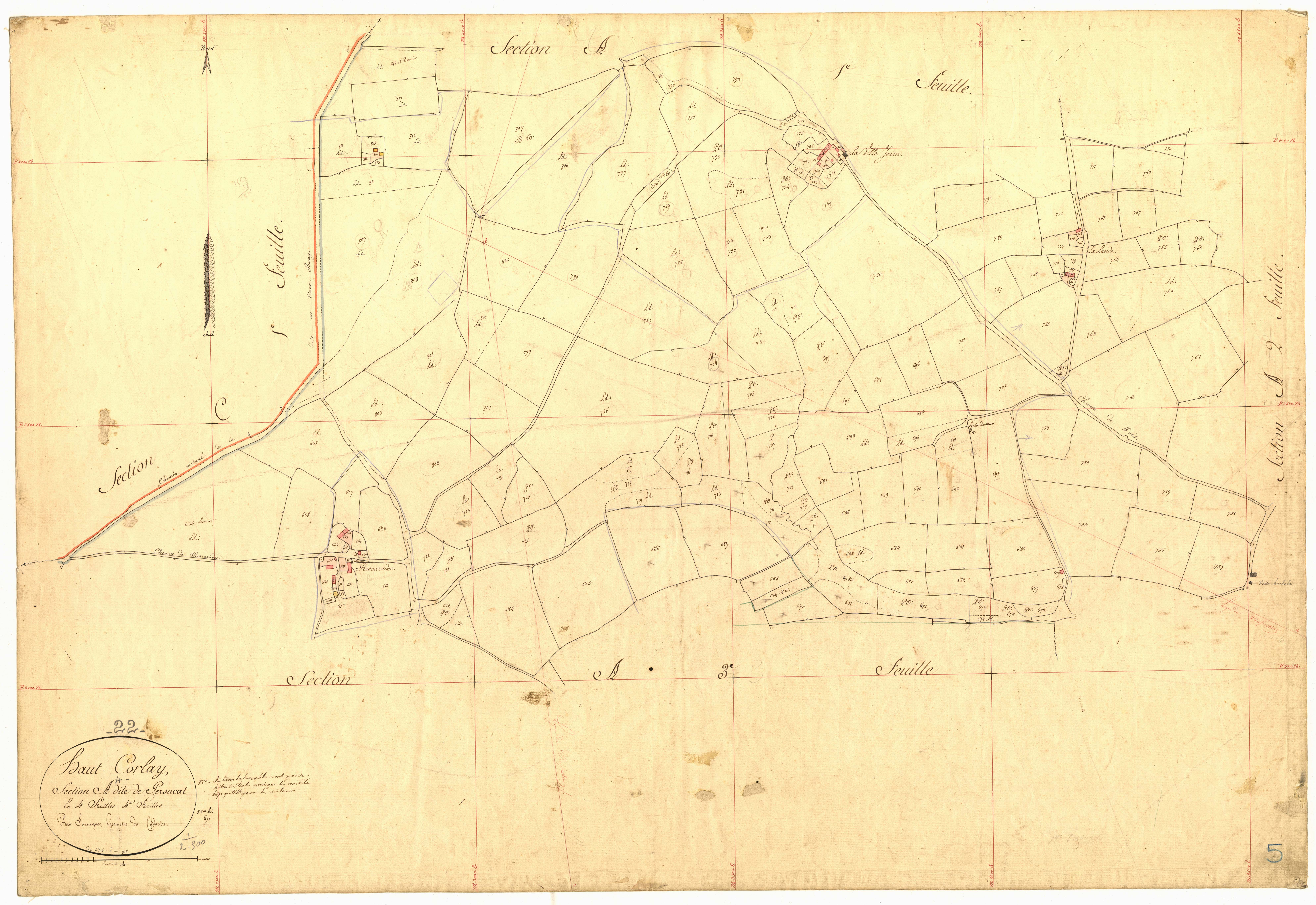 Le Haut-Corlay - Section A, 4e feuille