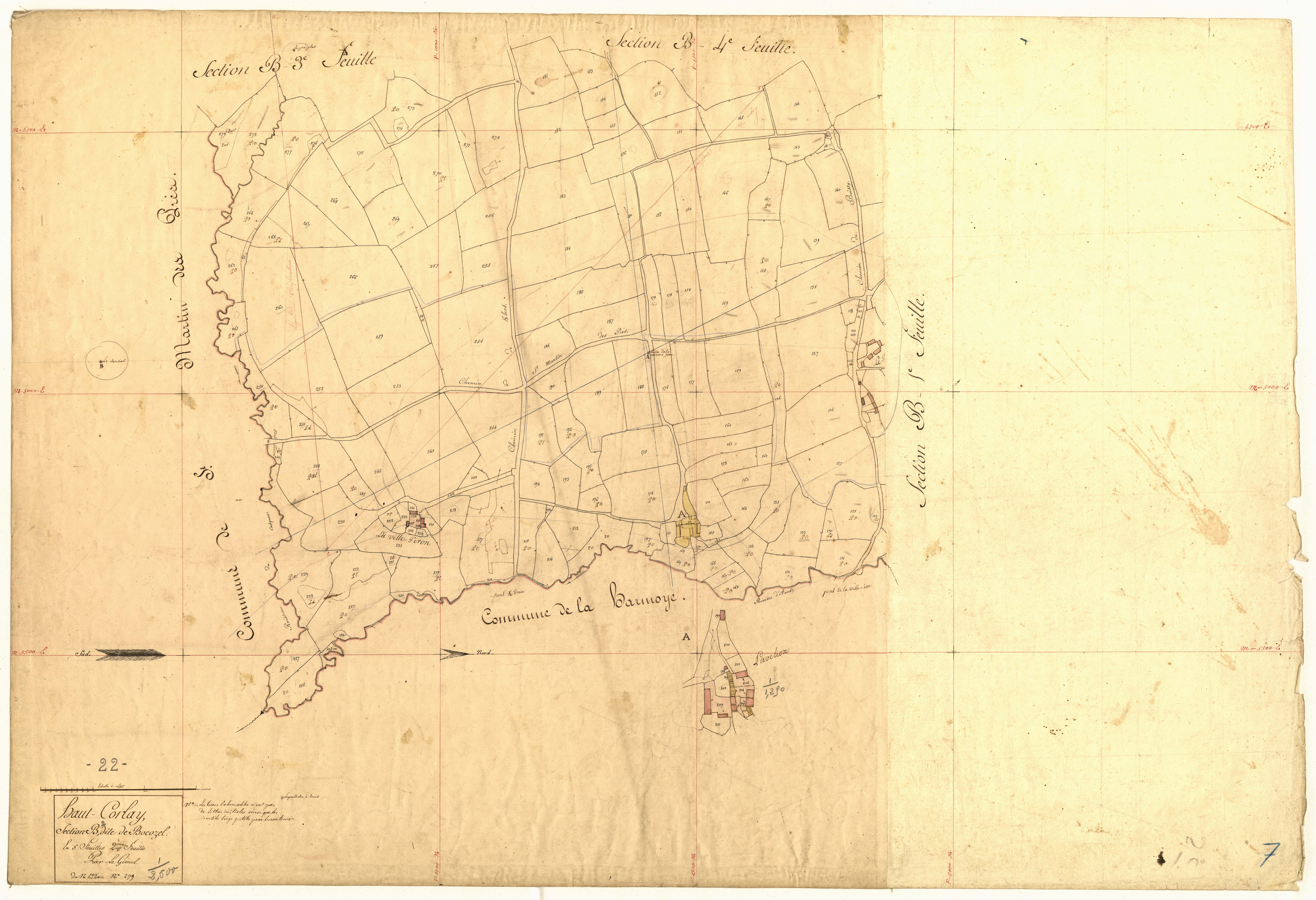 Le Haut-Corlay - Section B, 2e feuille