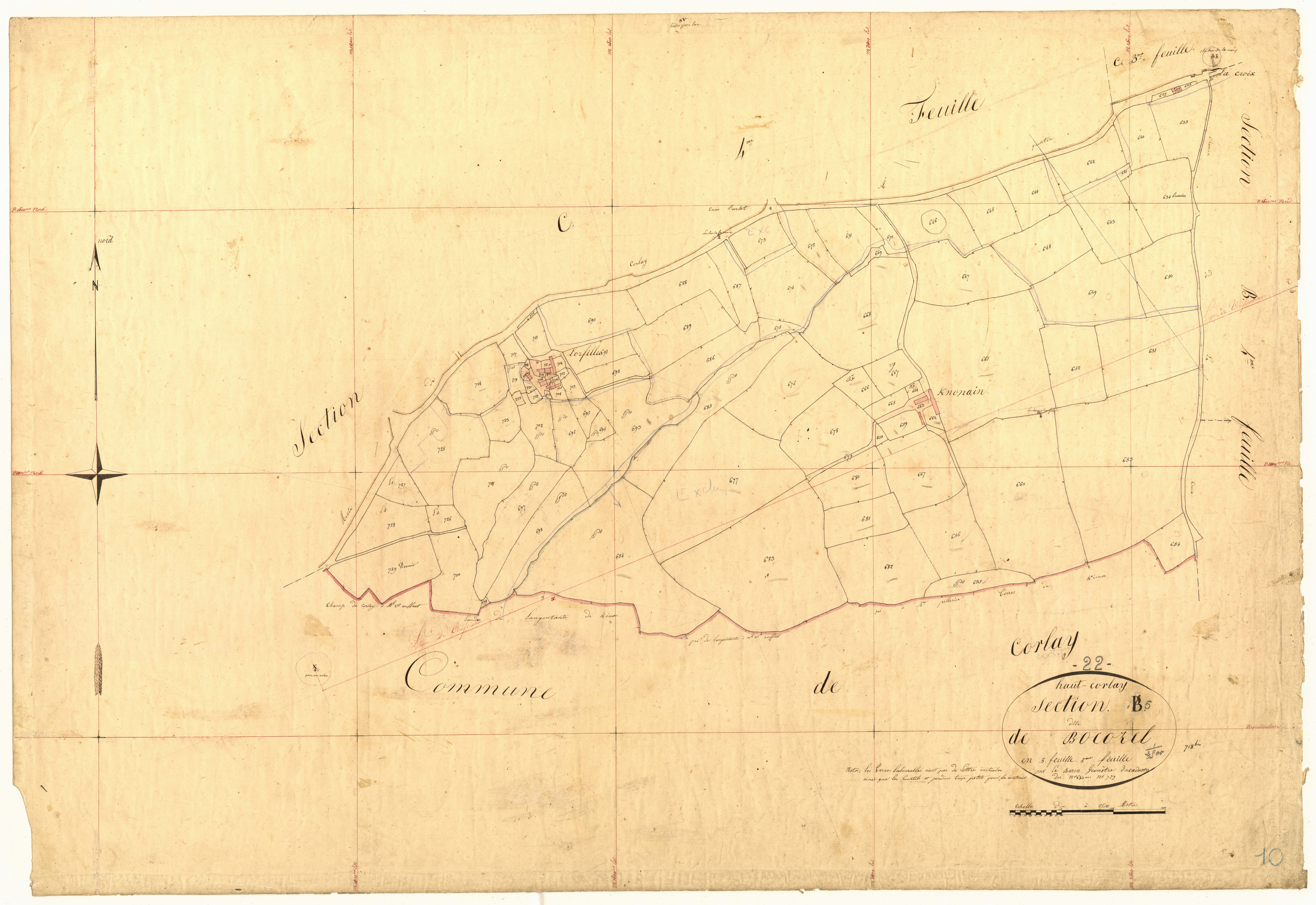 Le Haut-Corlay - Section B, 5e feuille