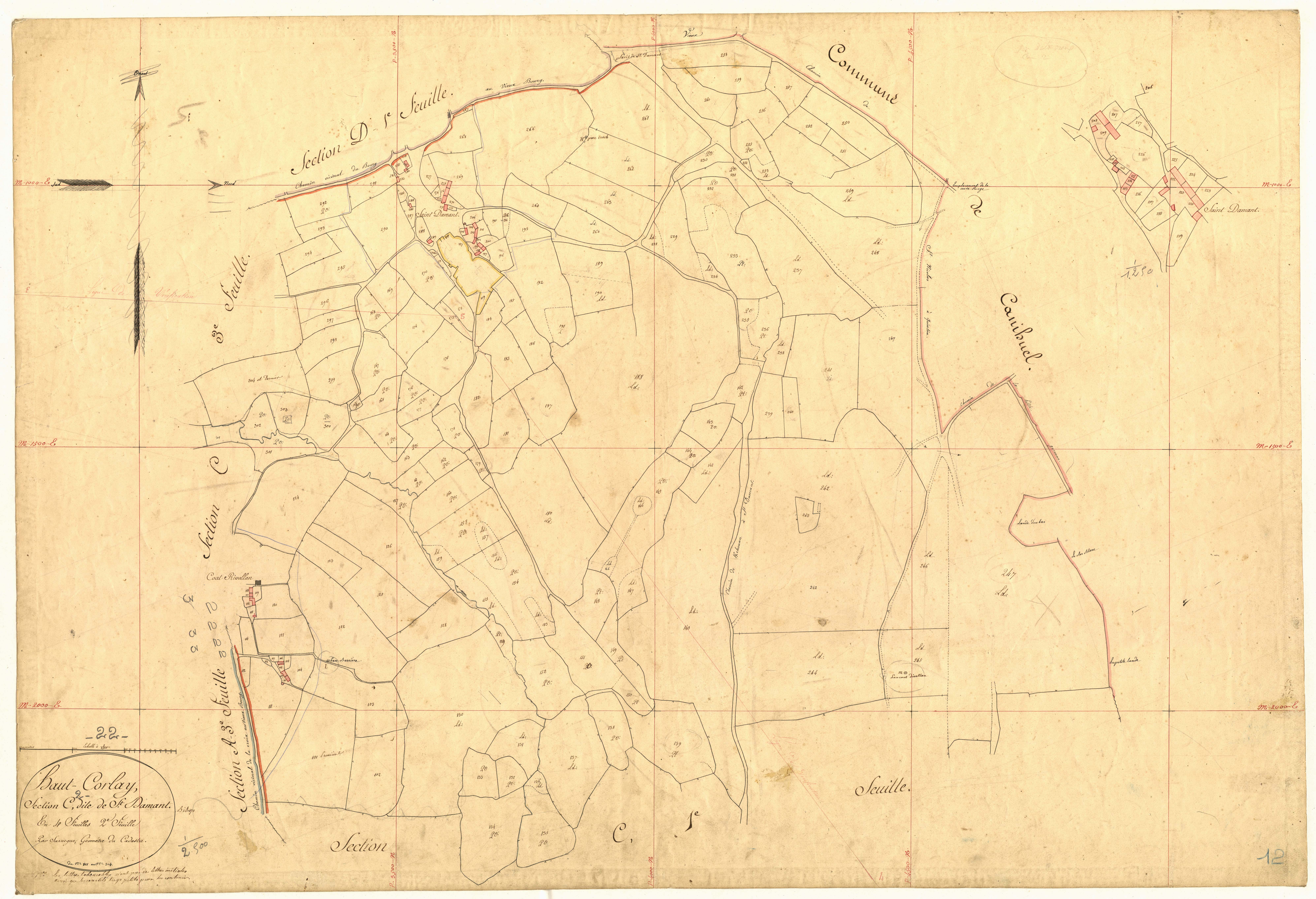 Le Haut-Corlay - Section C, 2e feuille