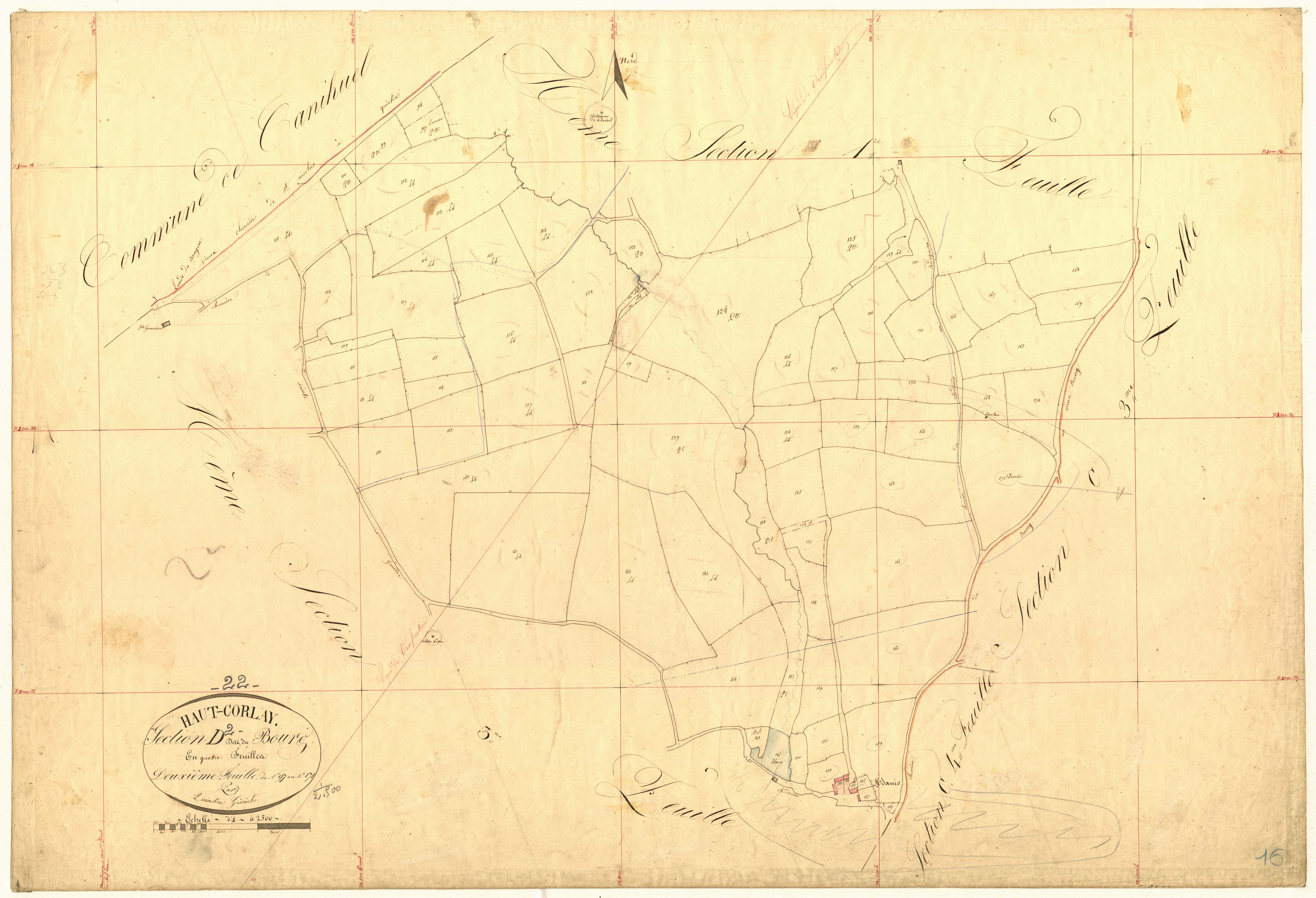 Le Haut-Corlay - Section D, 2e feuille