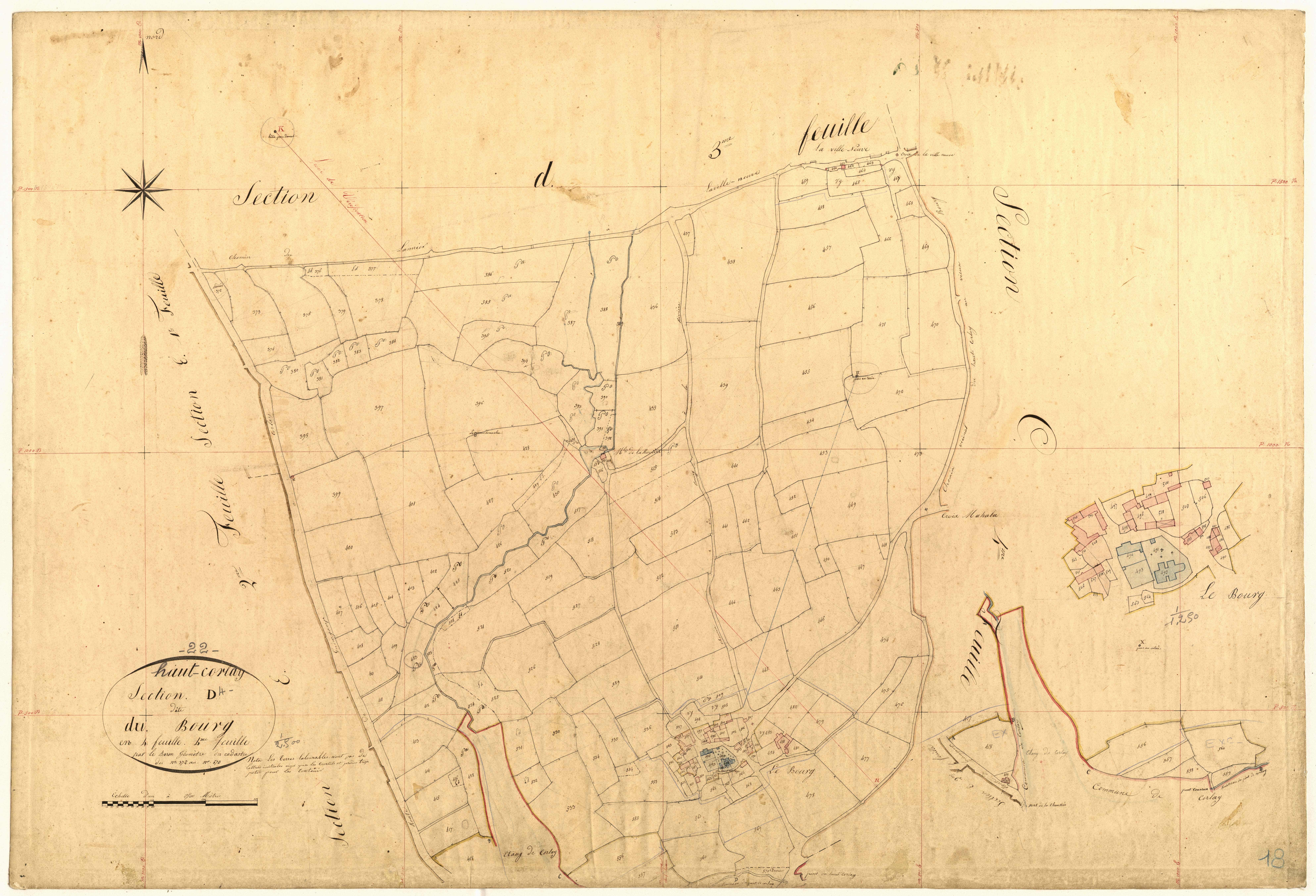 Le Haut-Corlay - Section D, 4e feuille