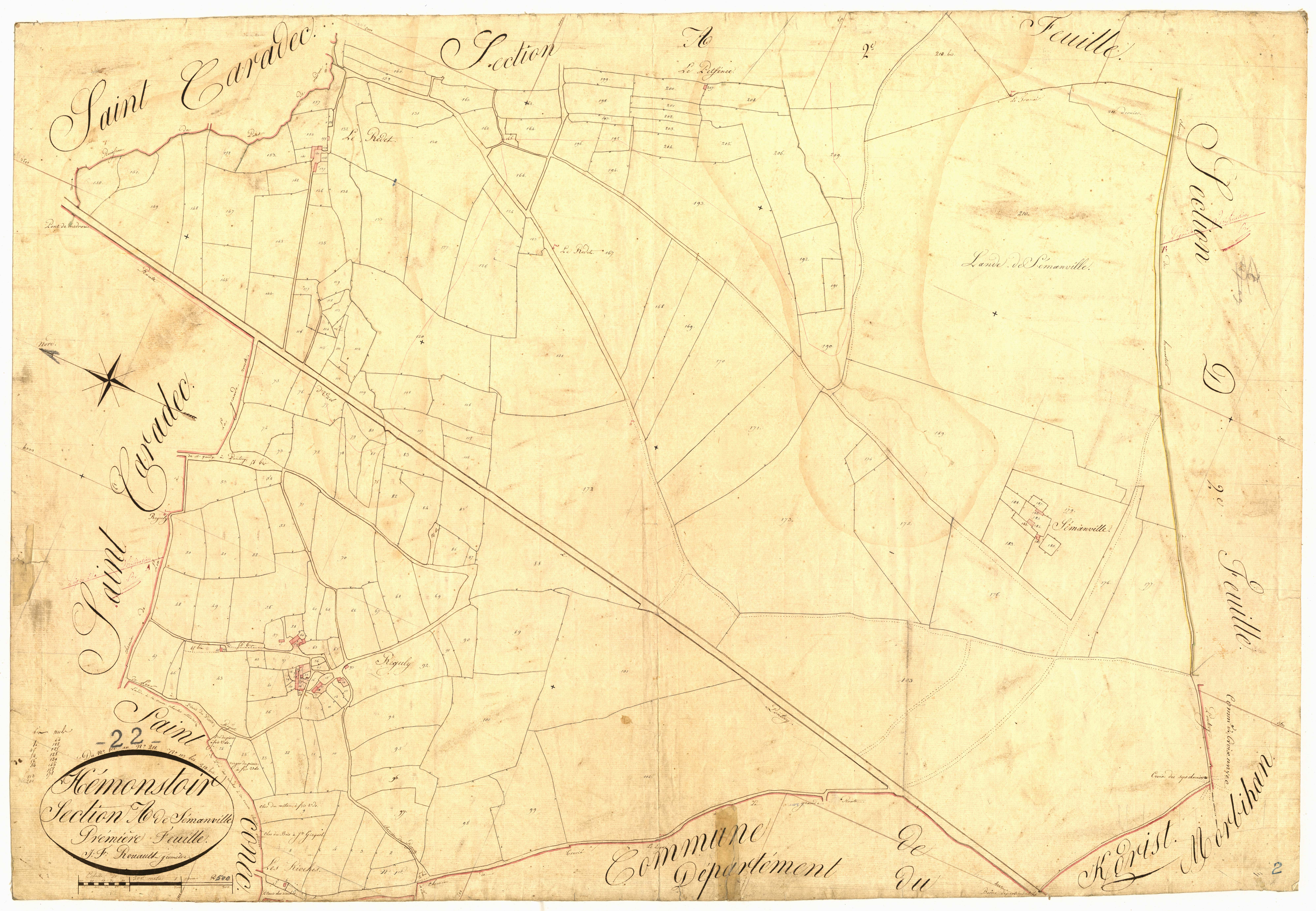 Hémonstoir - Section A, 1re feuille