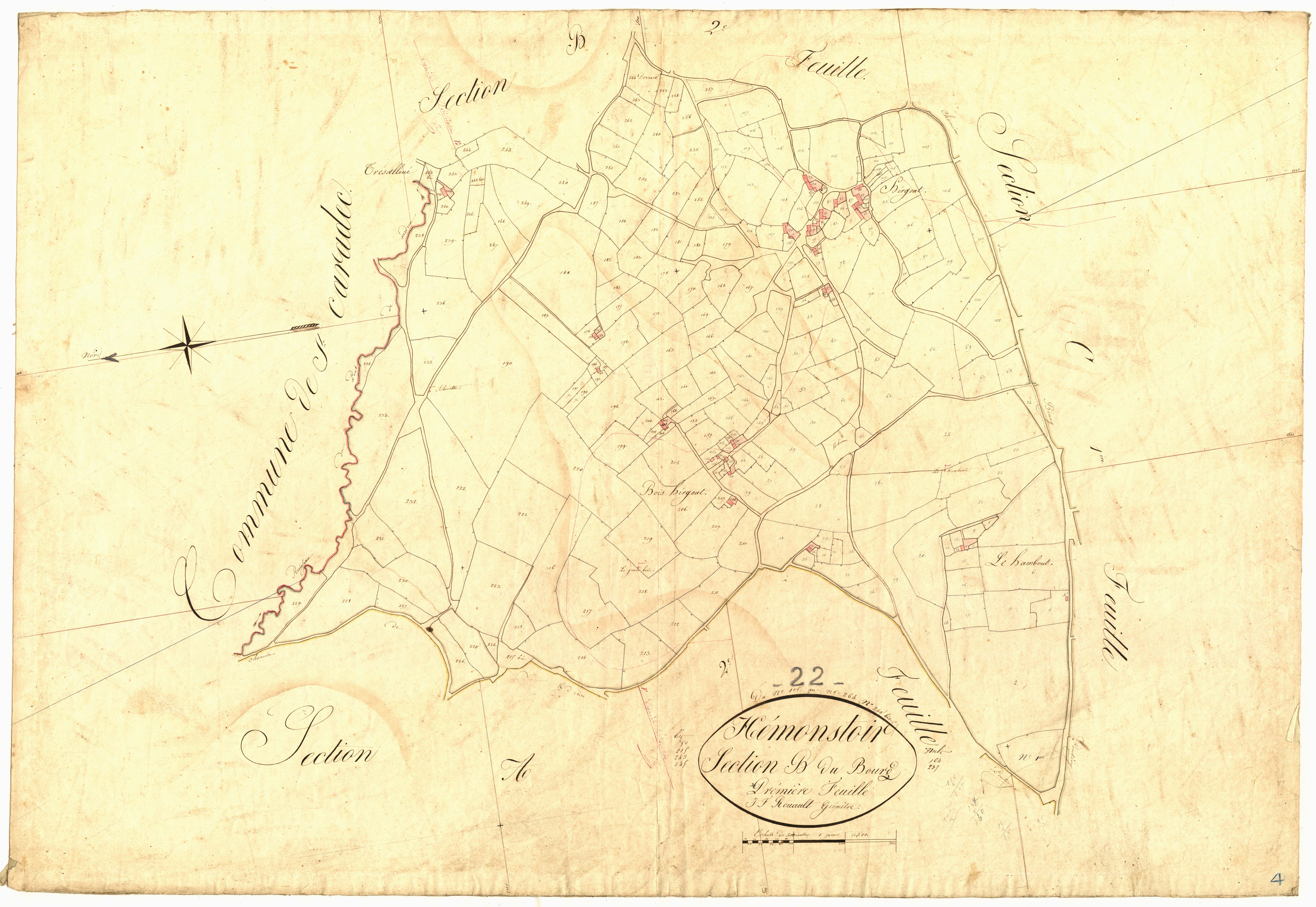 Hémonstoir - Section B, 1re feuille