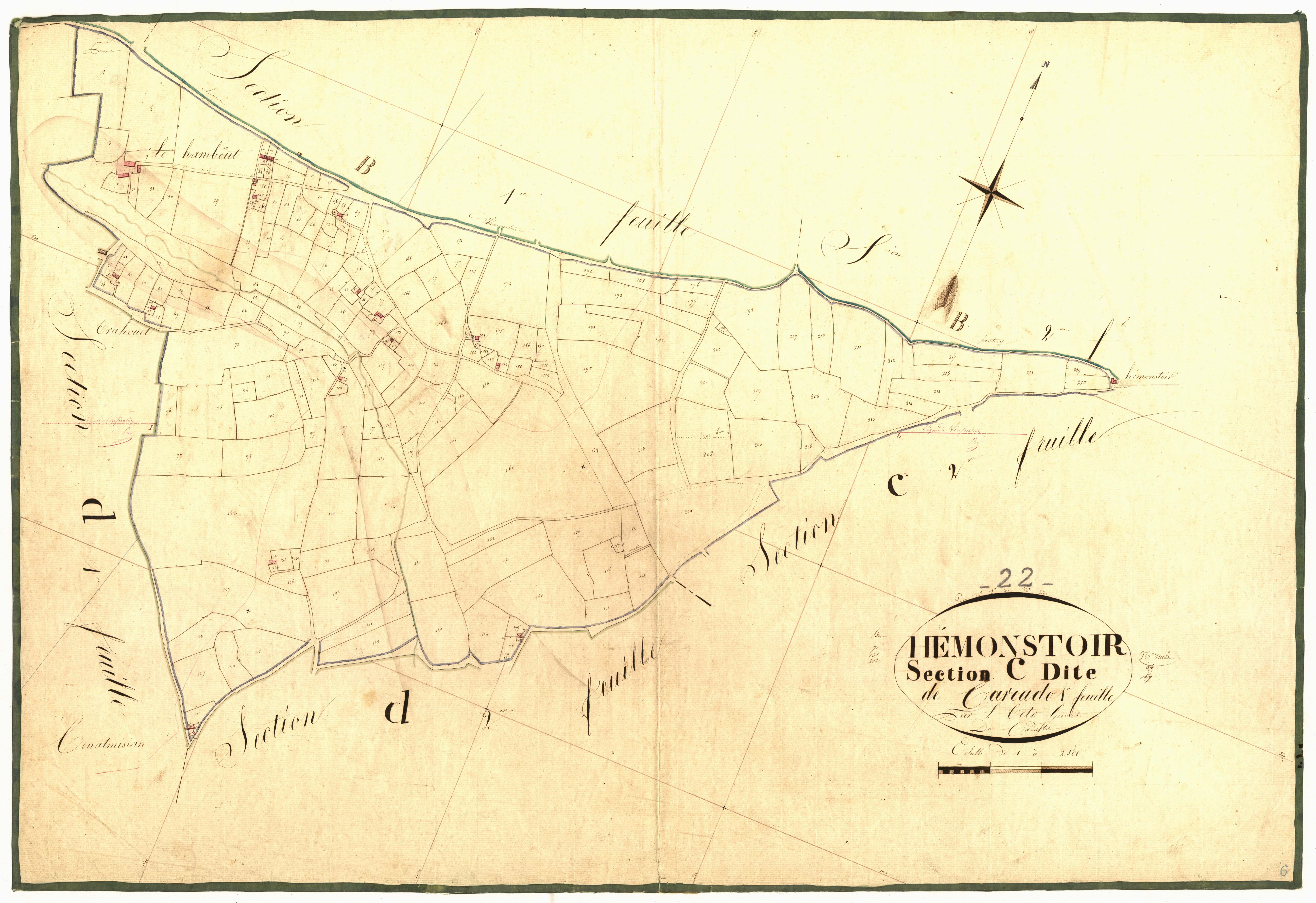 Hémonstoir - Section C, 1re feuille