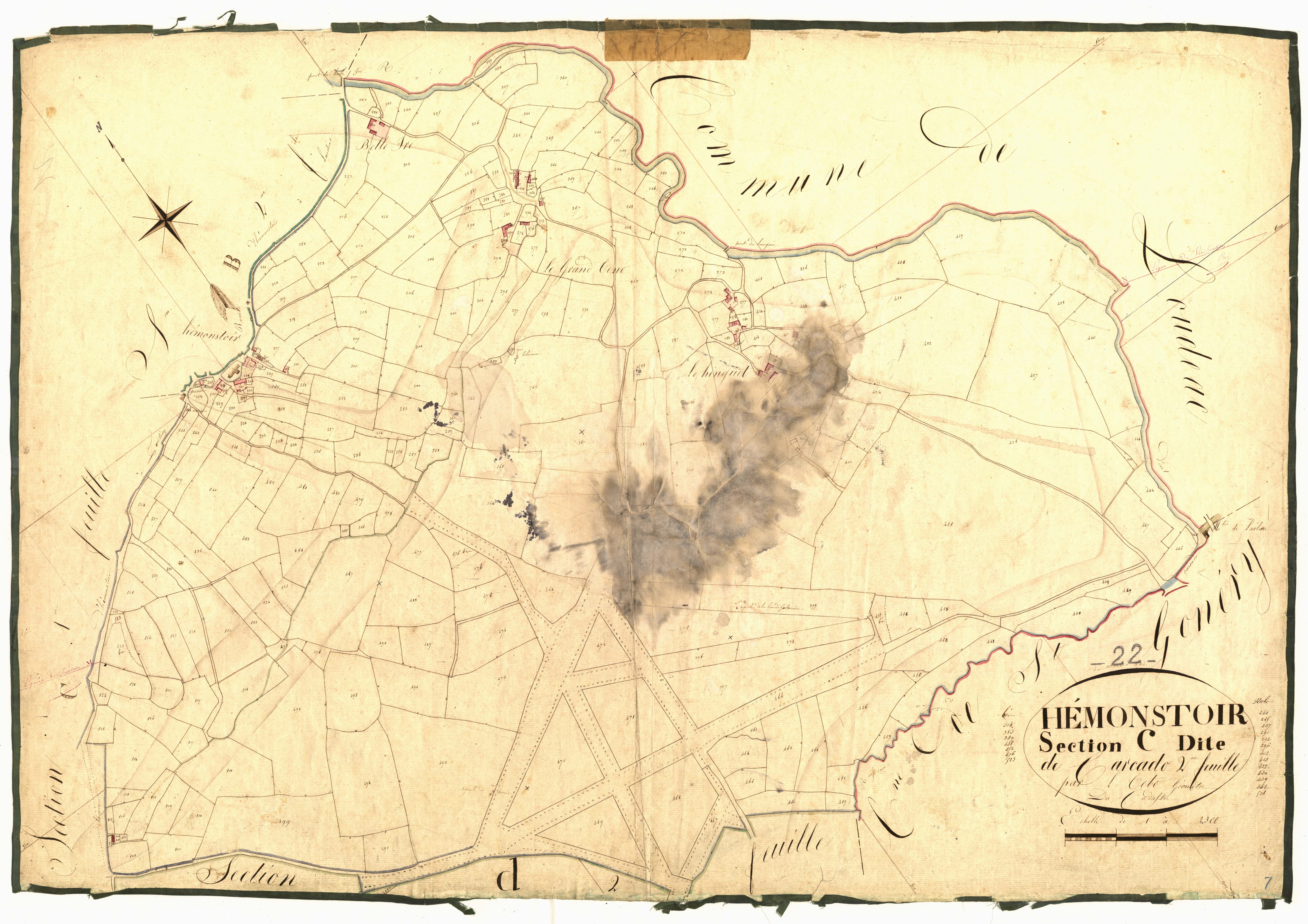 Hémonstoir - Section C, 2e feuille