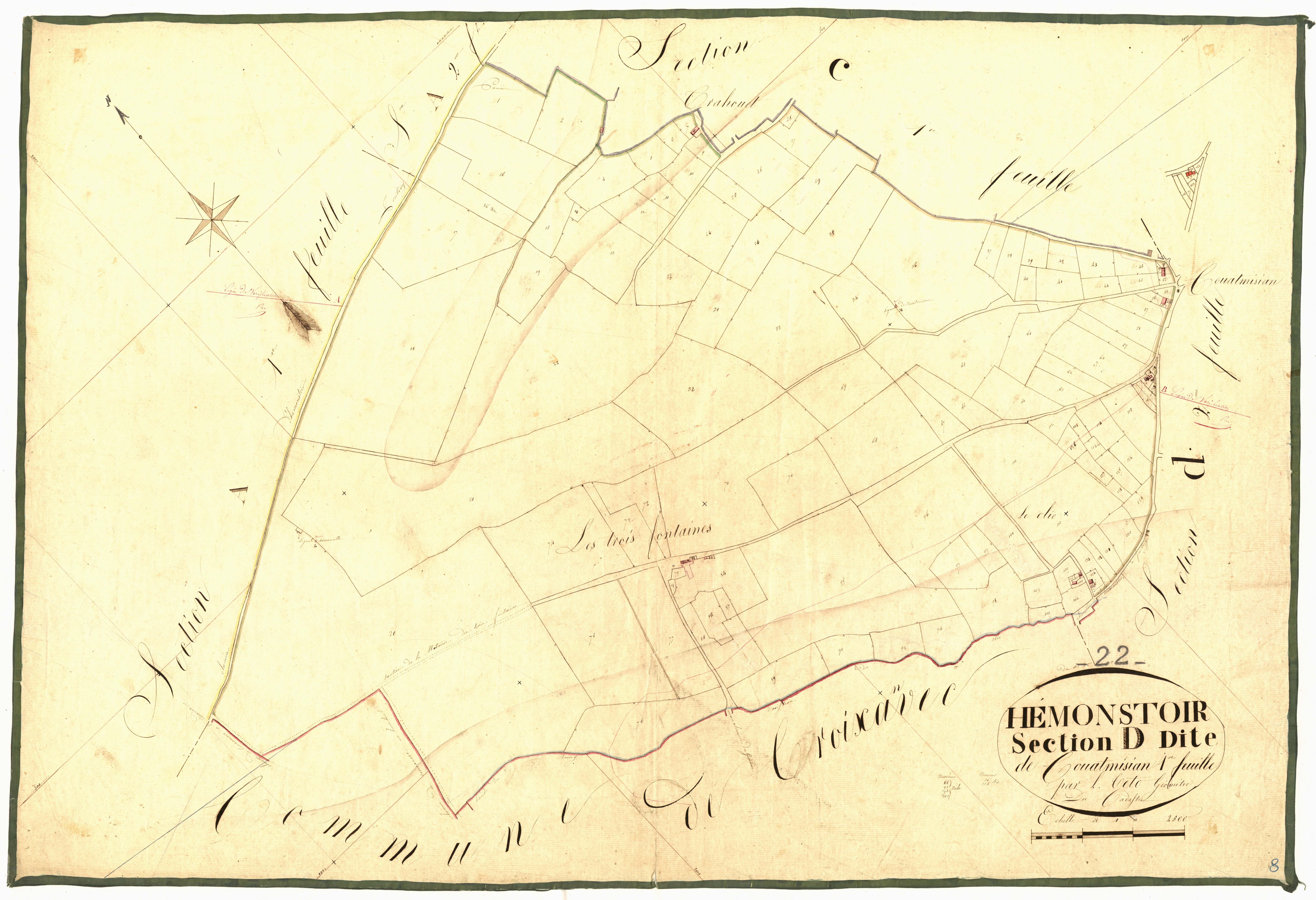 Hémonstoir - Section D, 1re feuille