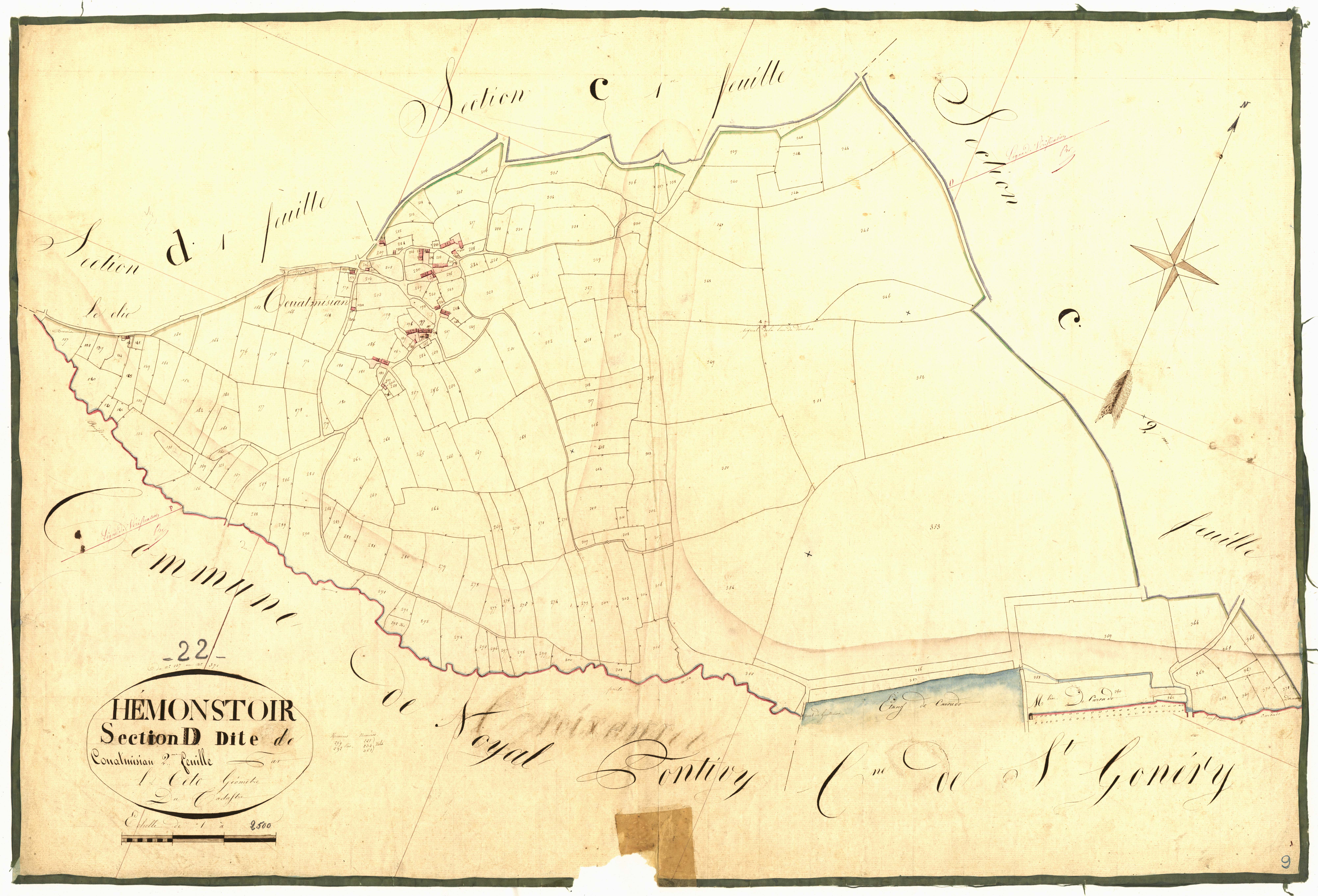 Hémonstoir - Section D, 2e feuille