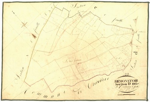 Hémonstoir - Section D, 1re feuille