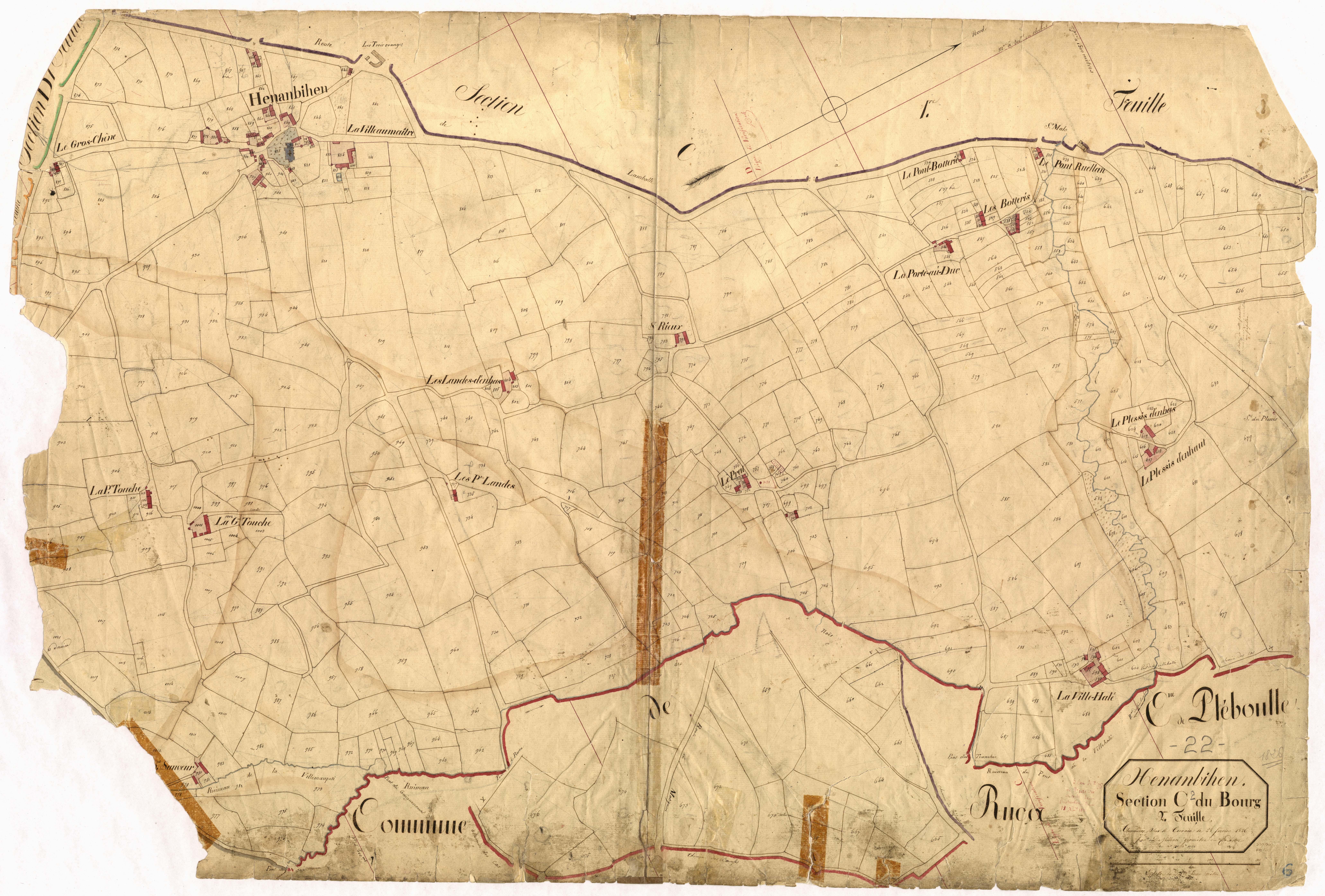 Hénanbihen - Section C, 2e feuille