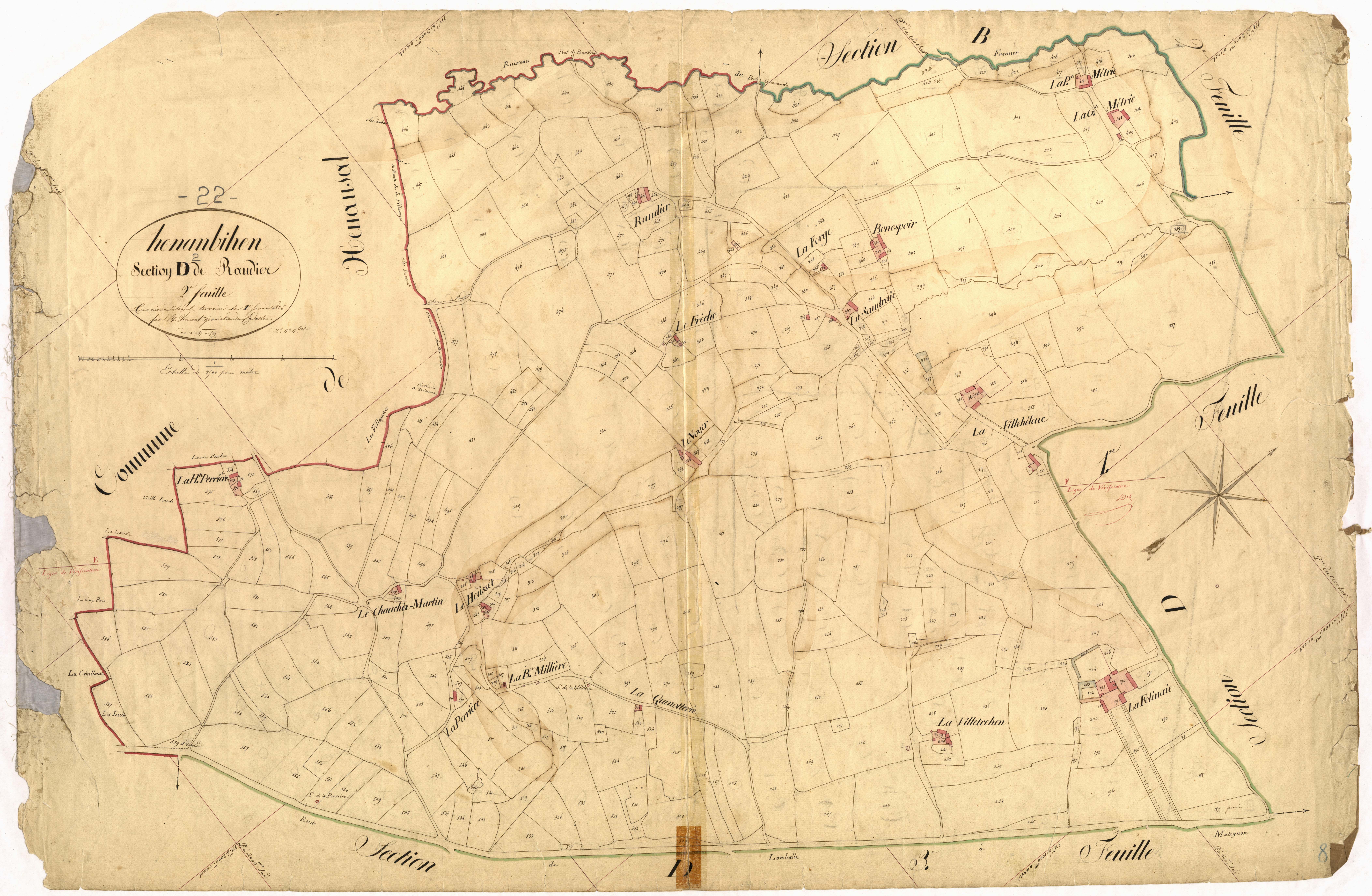 Hénanbihen - Section D, 2e feuille