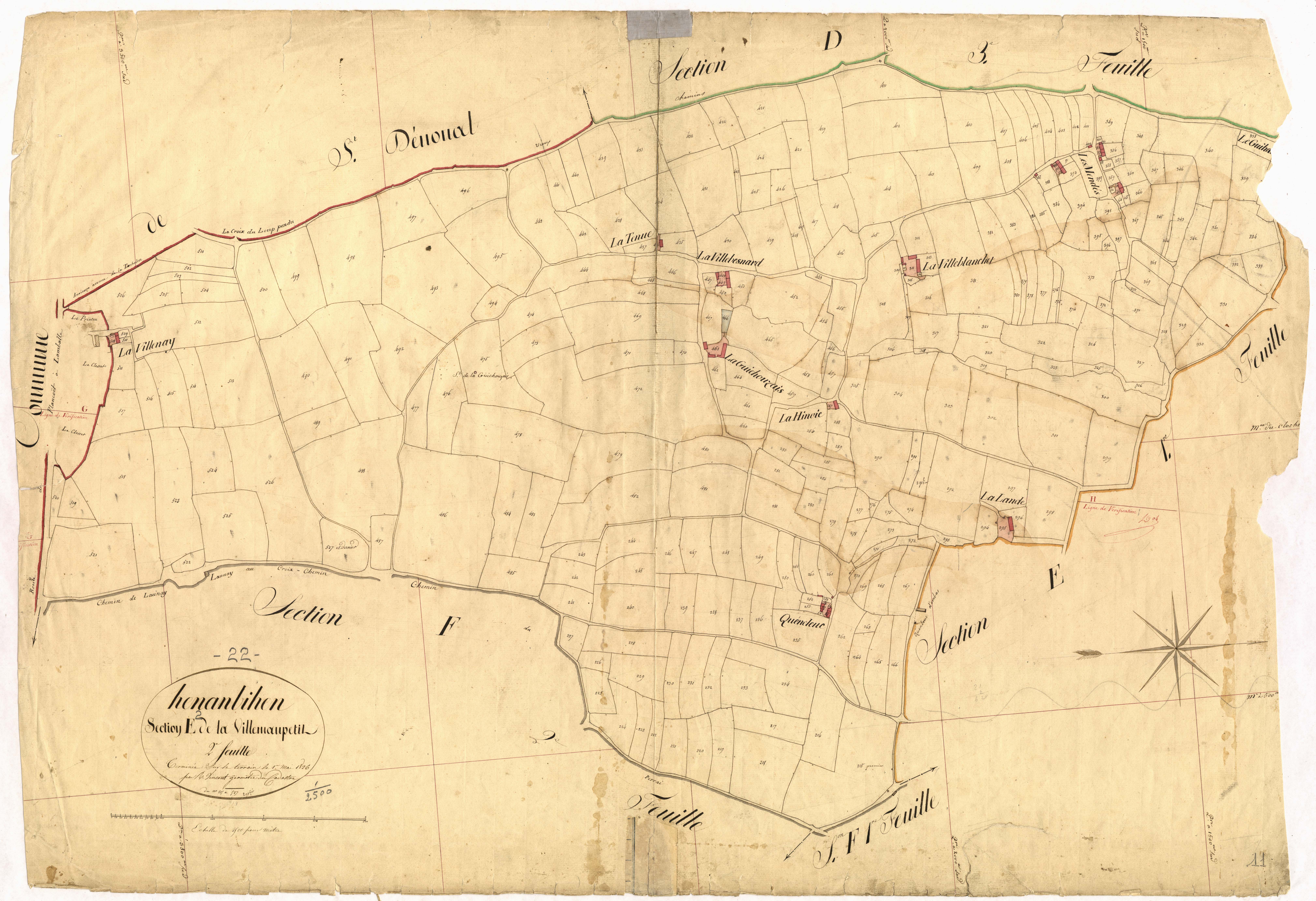 Hénanbihen - Section E, 2e feuille
