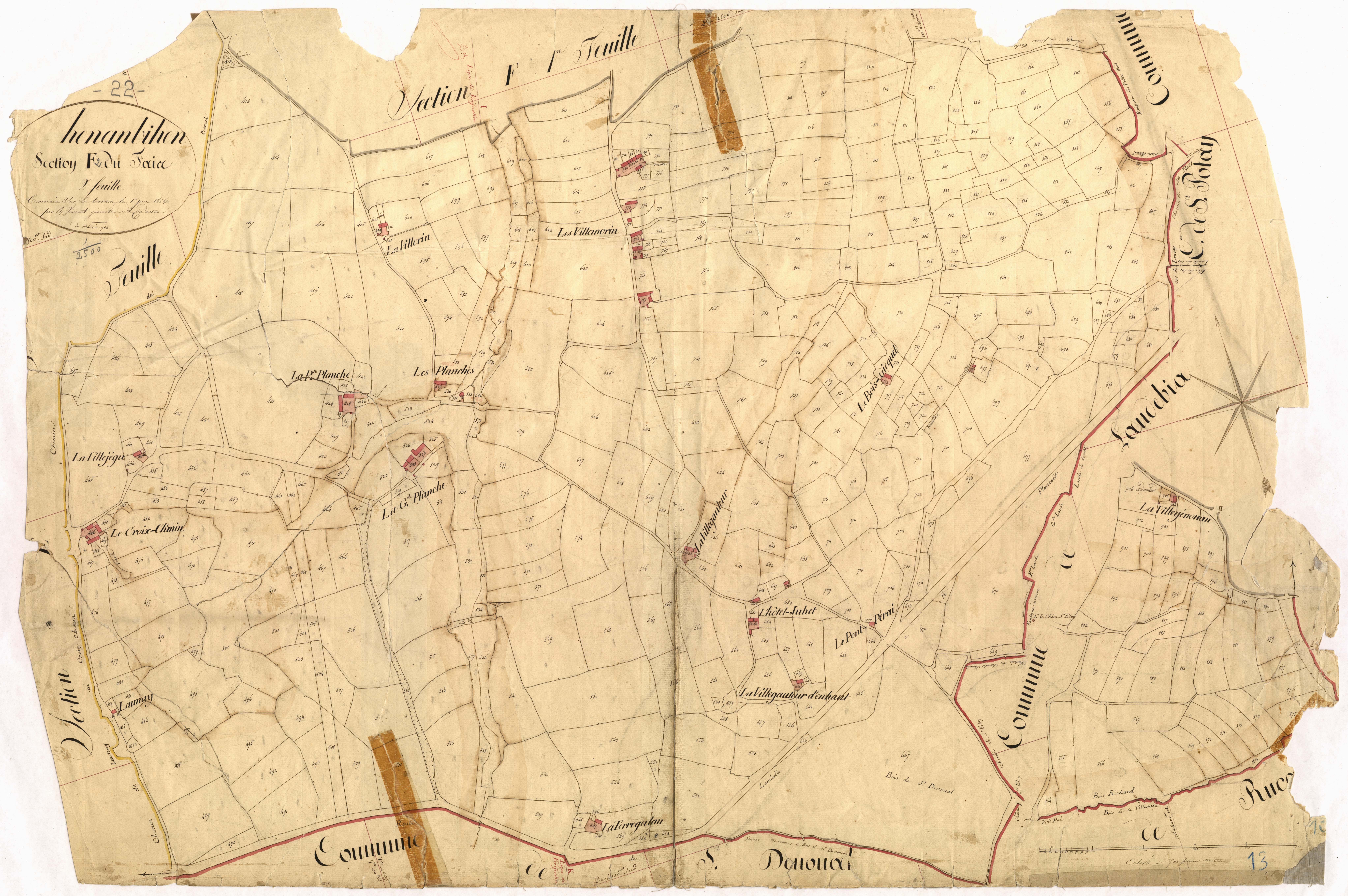 Hénanbihen - Section F, 2e feuille