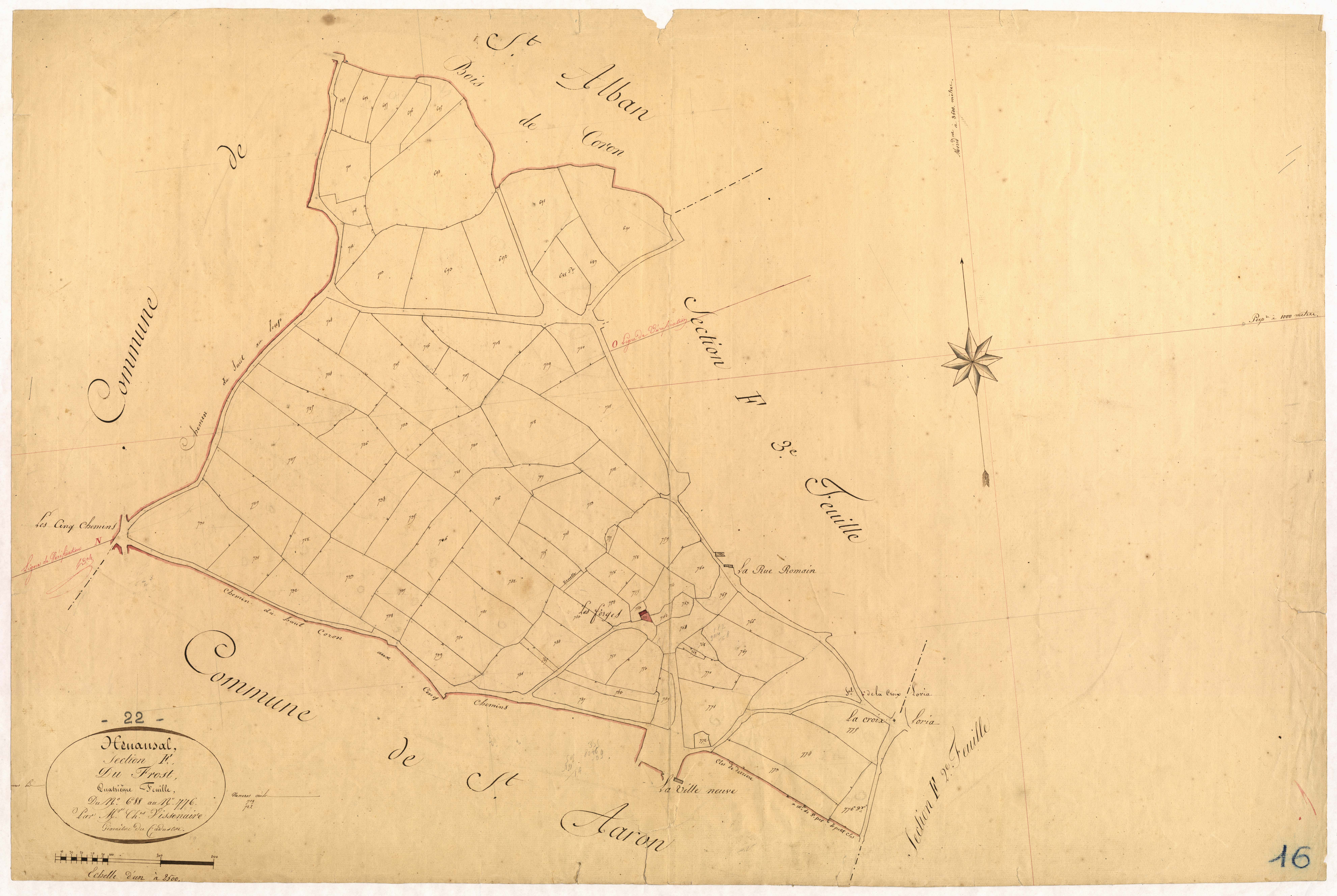 Hénansal - Section F, 4e feuille