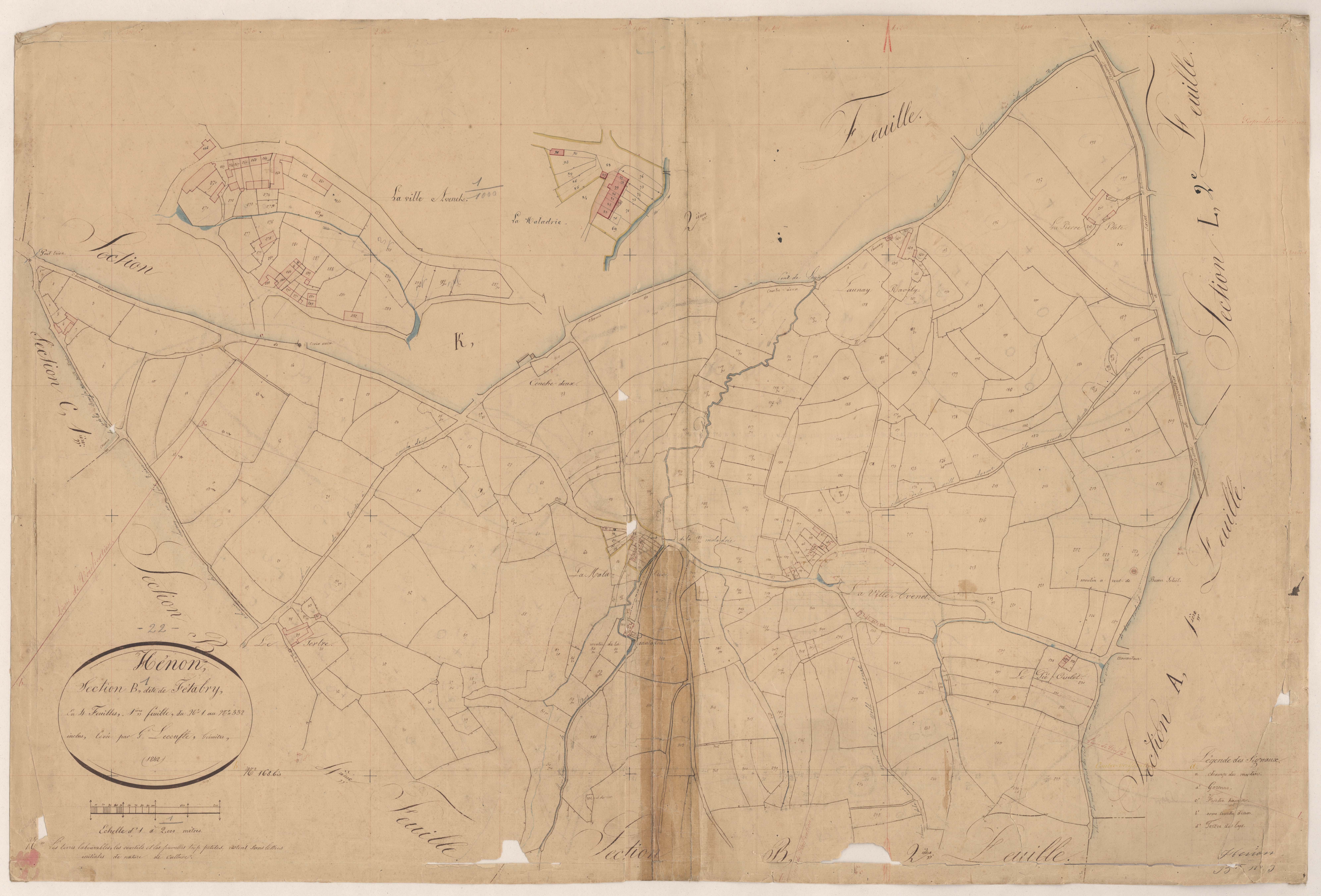 Hénon - Section B, 1re feuille