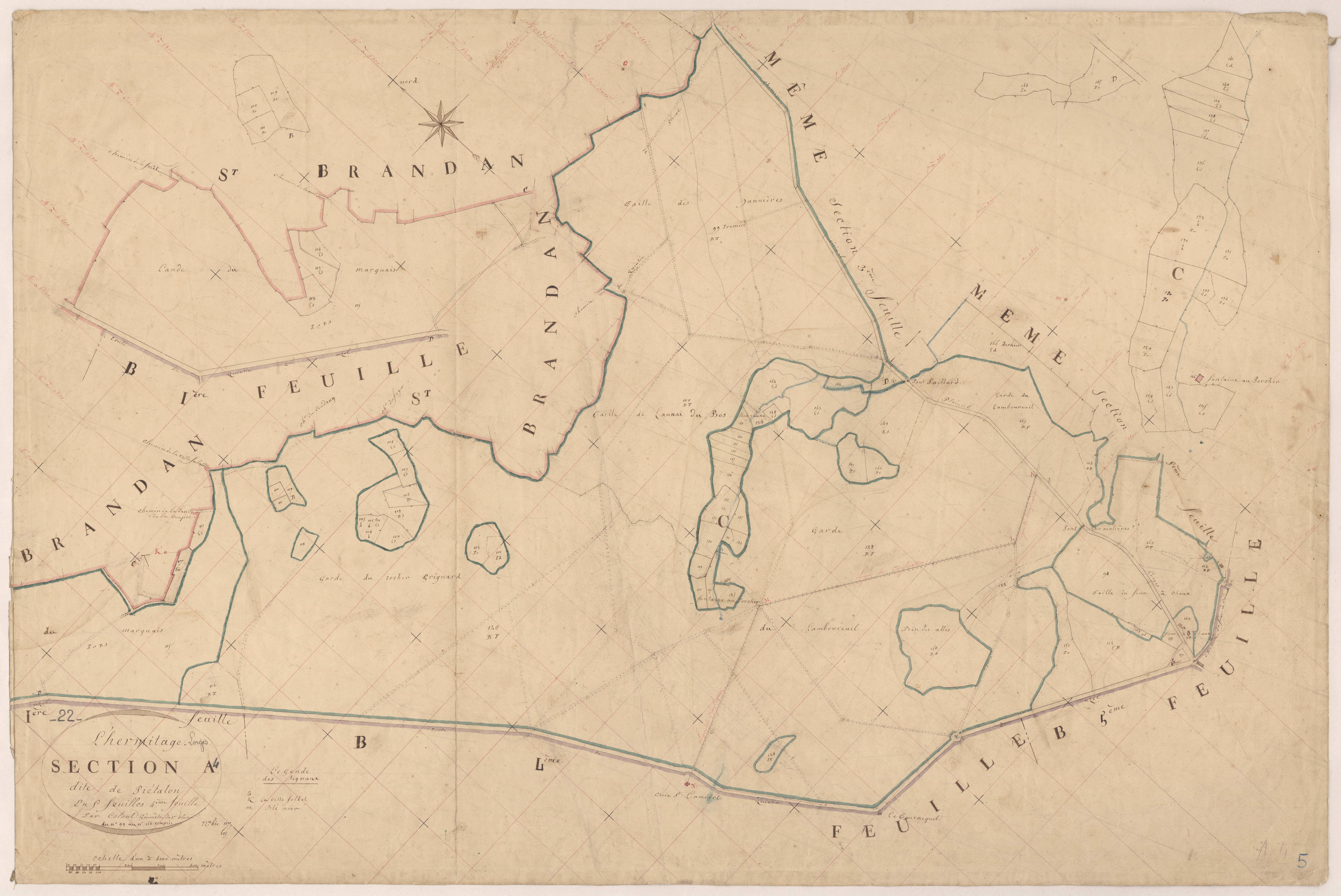 L'Hermitage-Lorge - Section A, 4e feuille