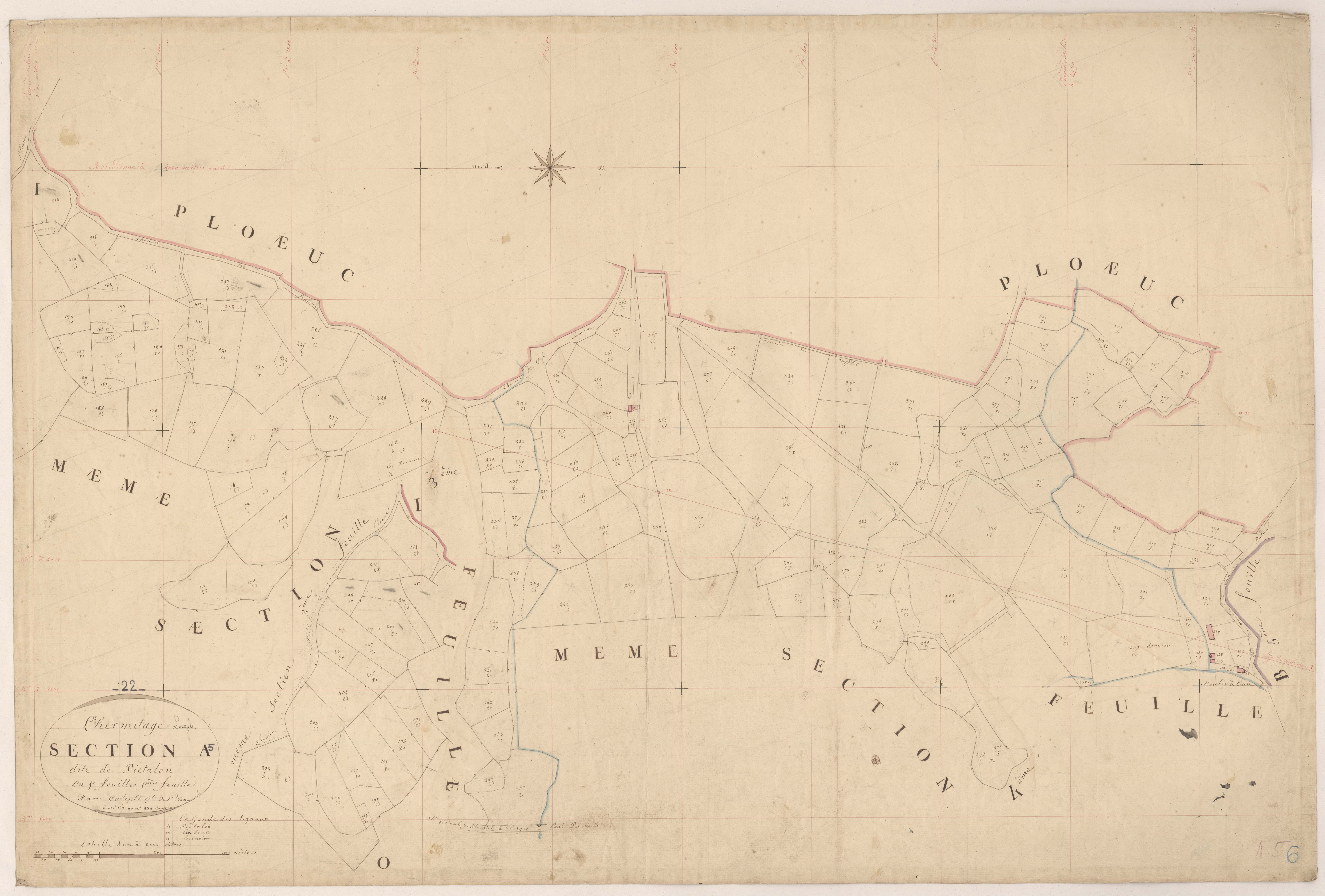 L'Hermitage-Lorge - Section A, 5e feuille
