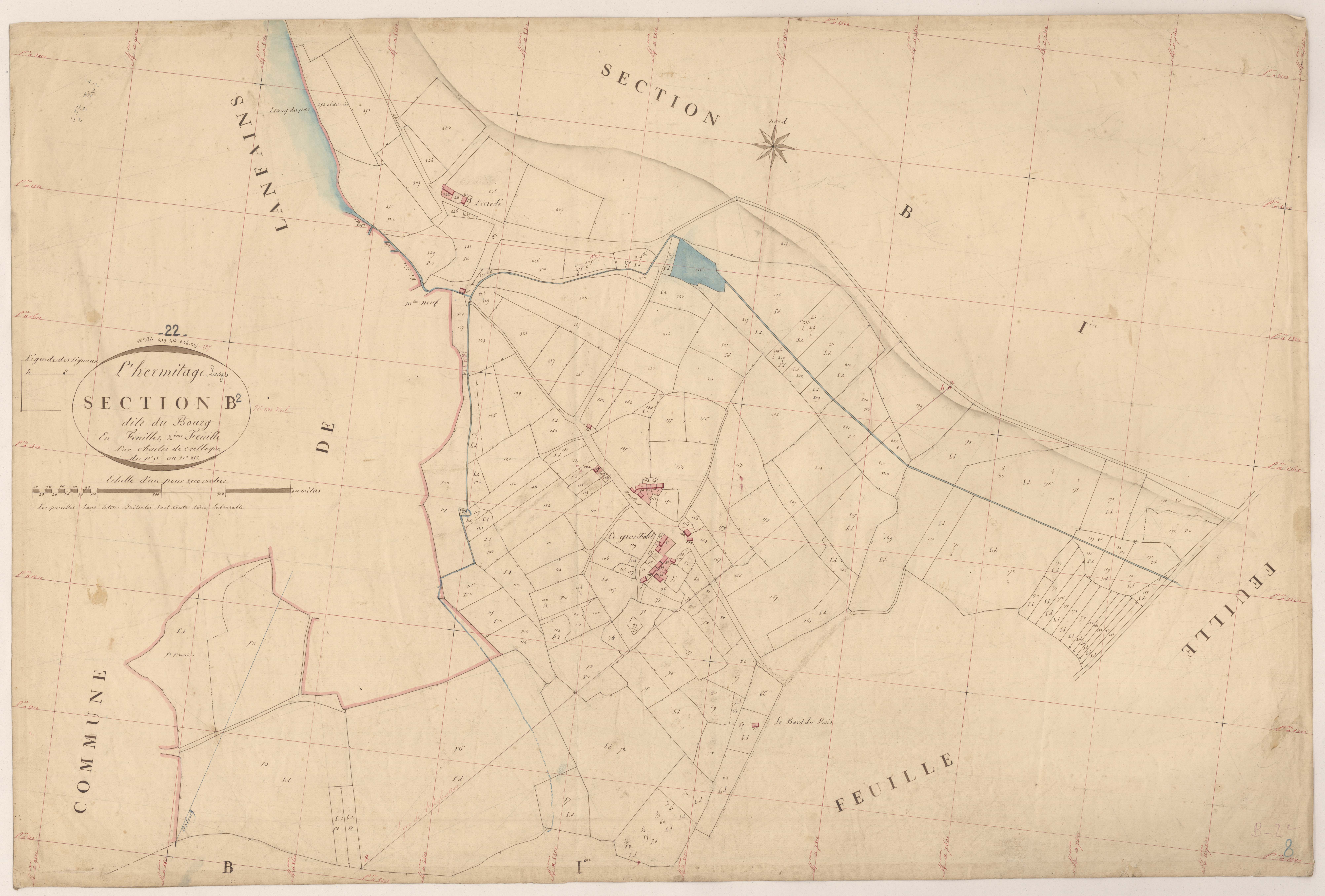L'Hermitage-Lorge - Section B, 2e feuille