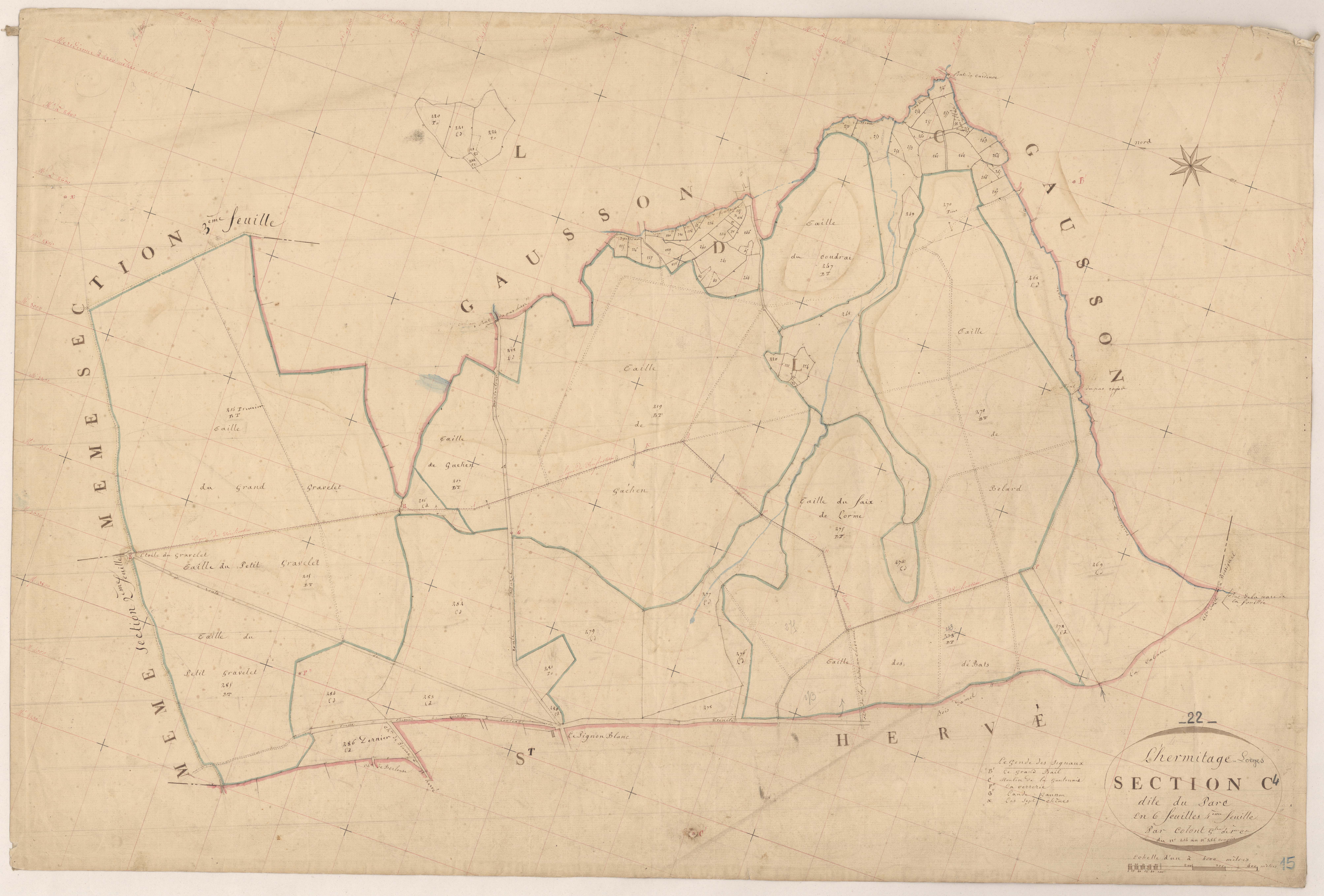 L'Hermitage-Lorge - Section C, 4e feuille