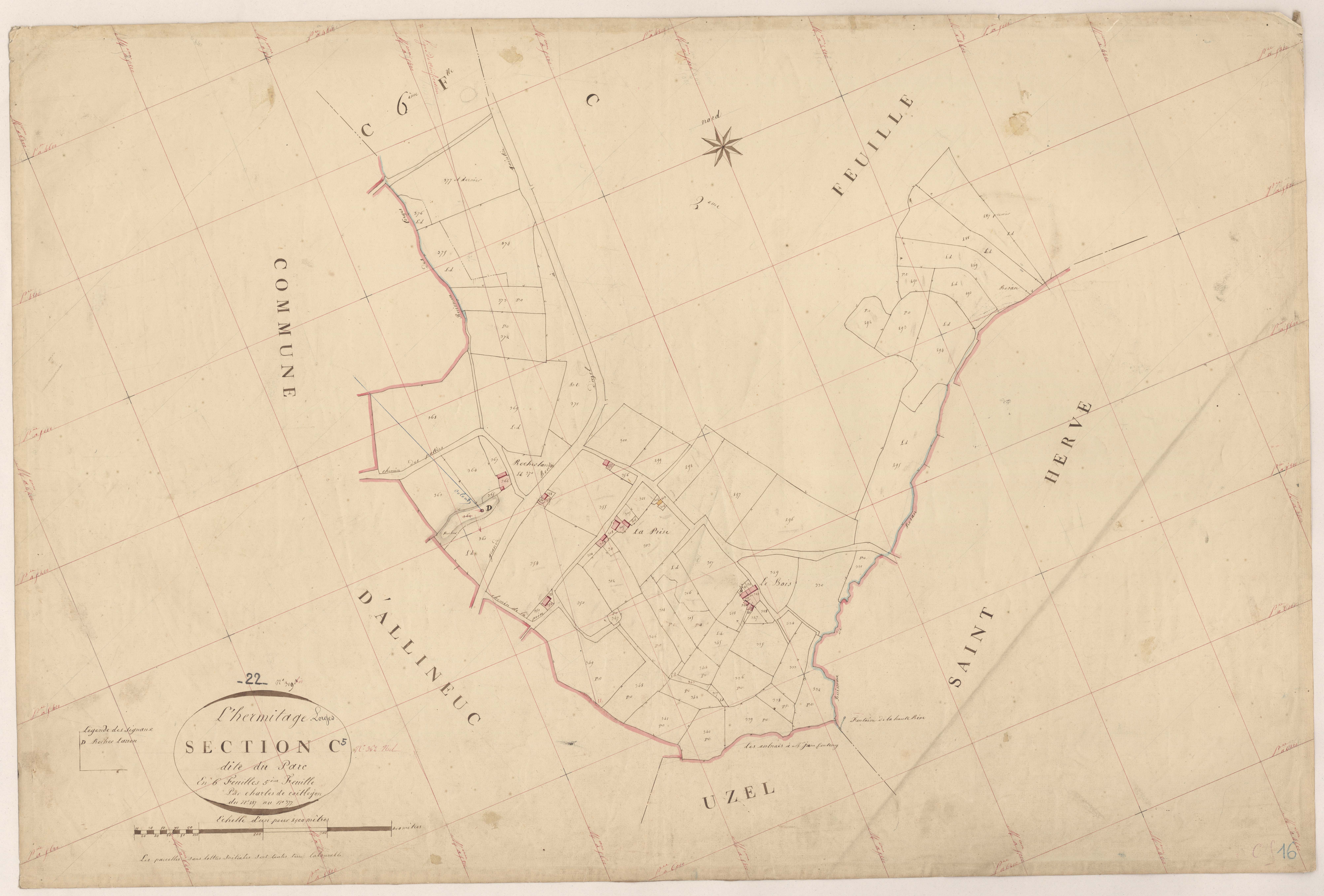 L'Hermitage-Lorge - Section C, 5e feuille