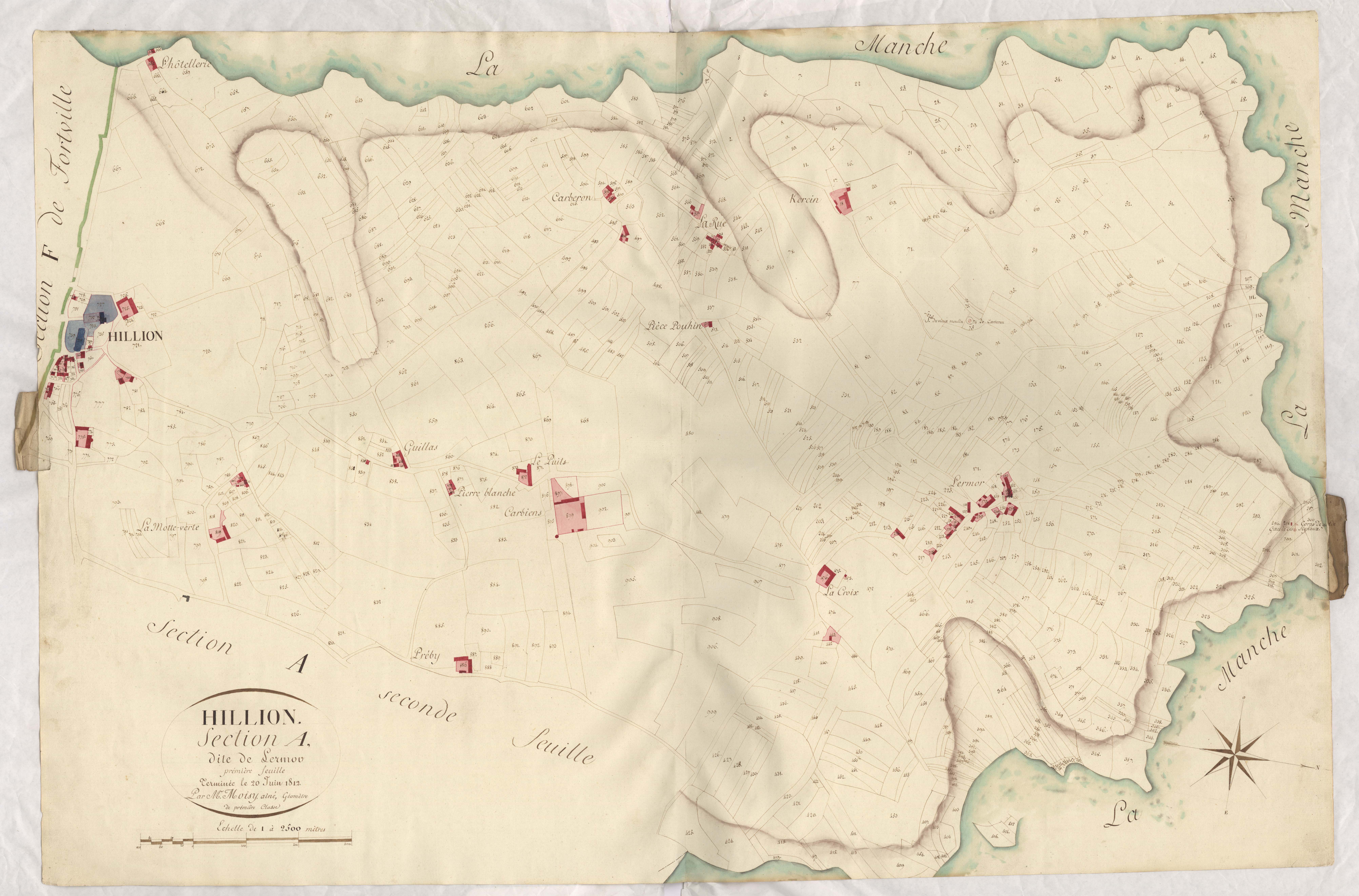 Hillion - Section A, 1re feuille