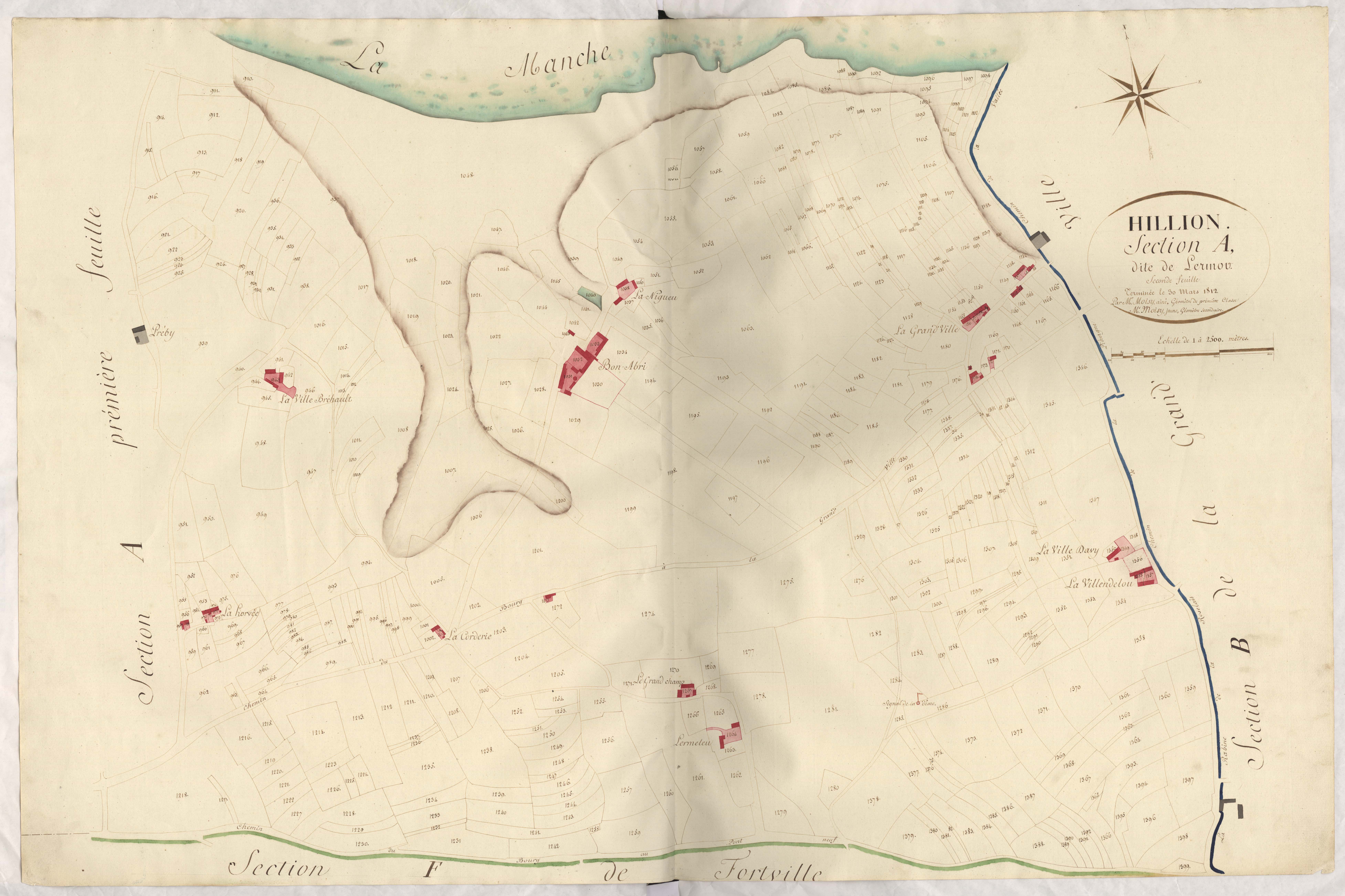 Hillion - Section A, 2e feuille