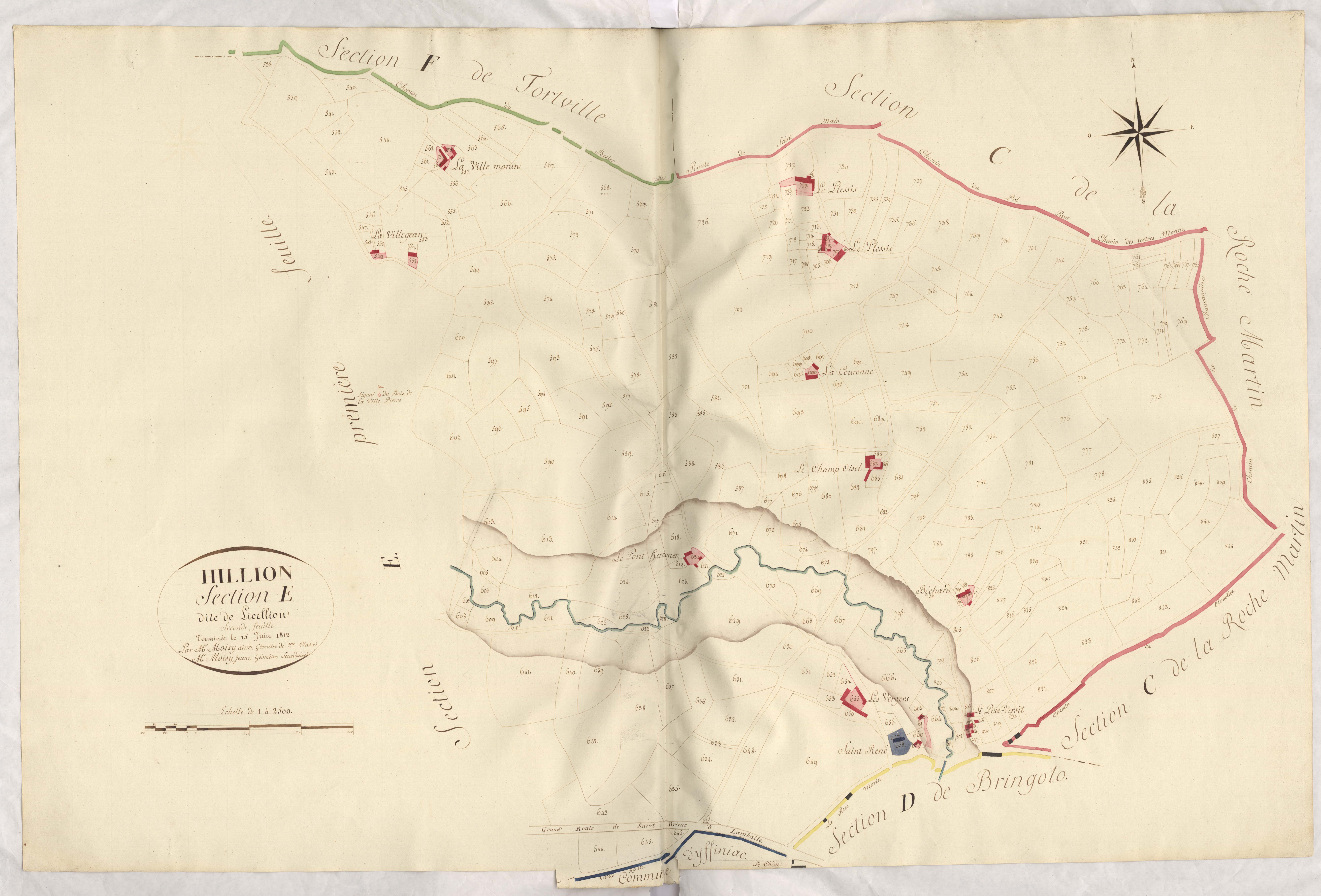 Hillion - Section E, 2e feuille