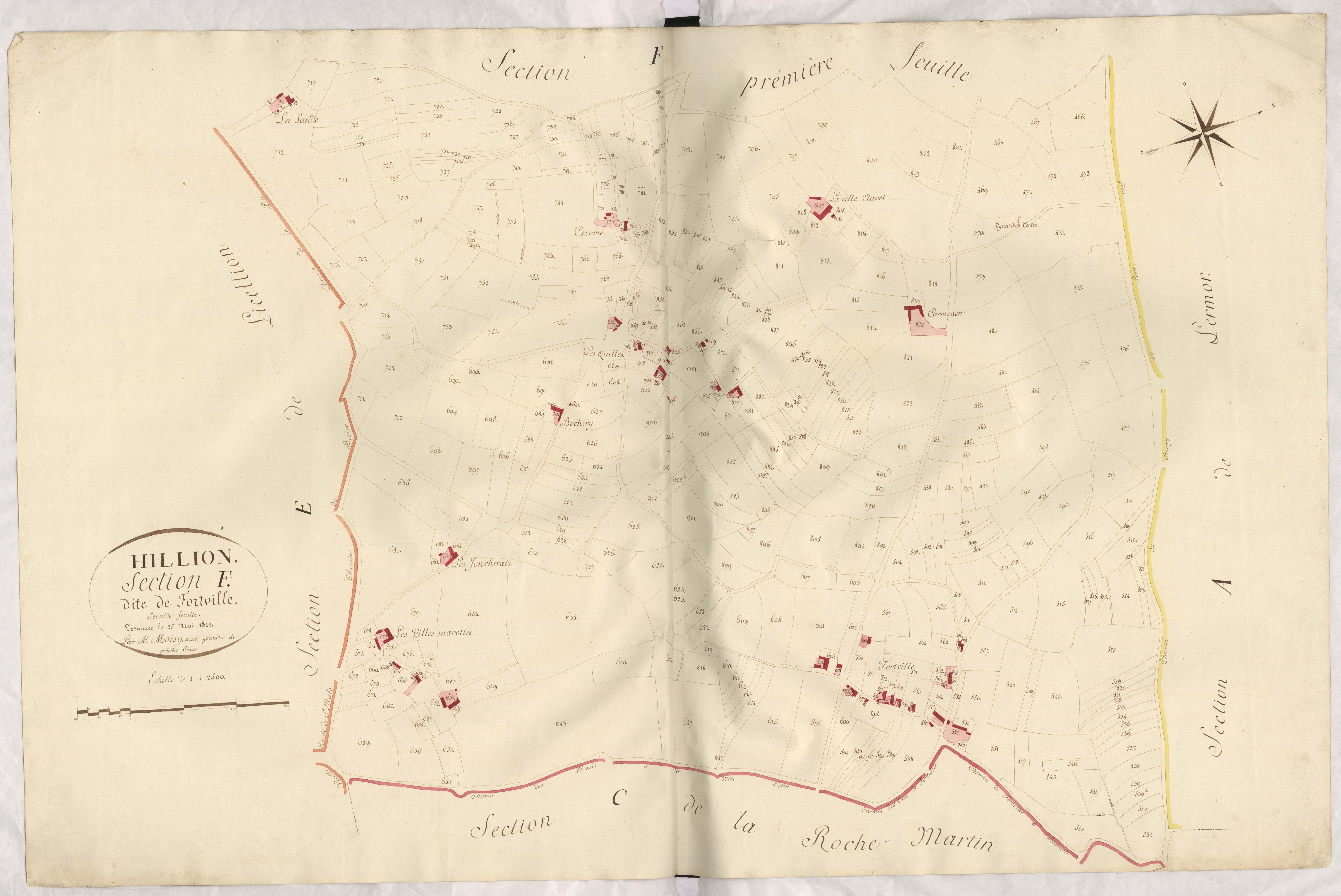 Hillion - Section F, 2e feuille