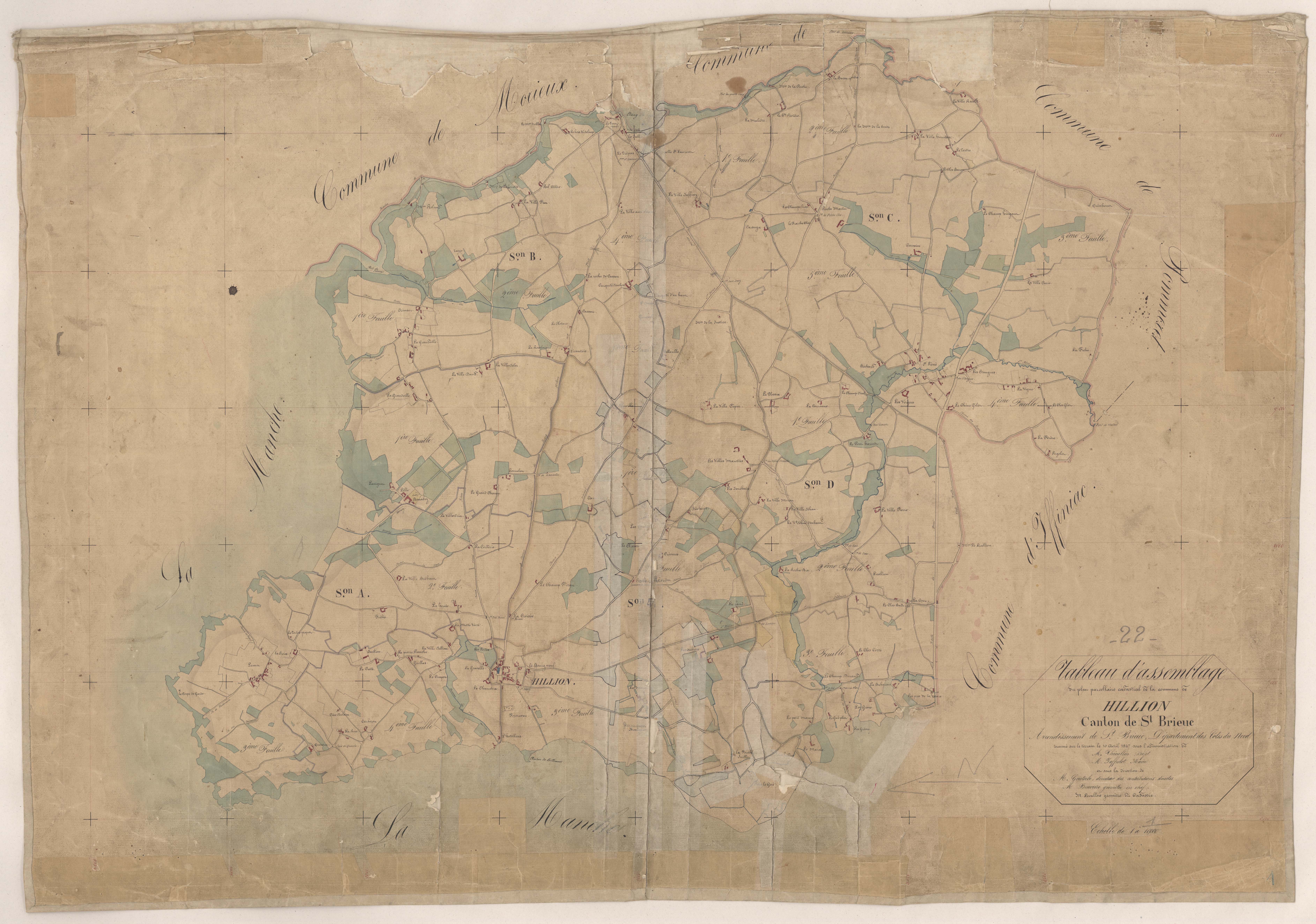 Hillion - Tableau d'assemblage