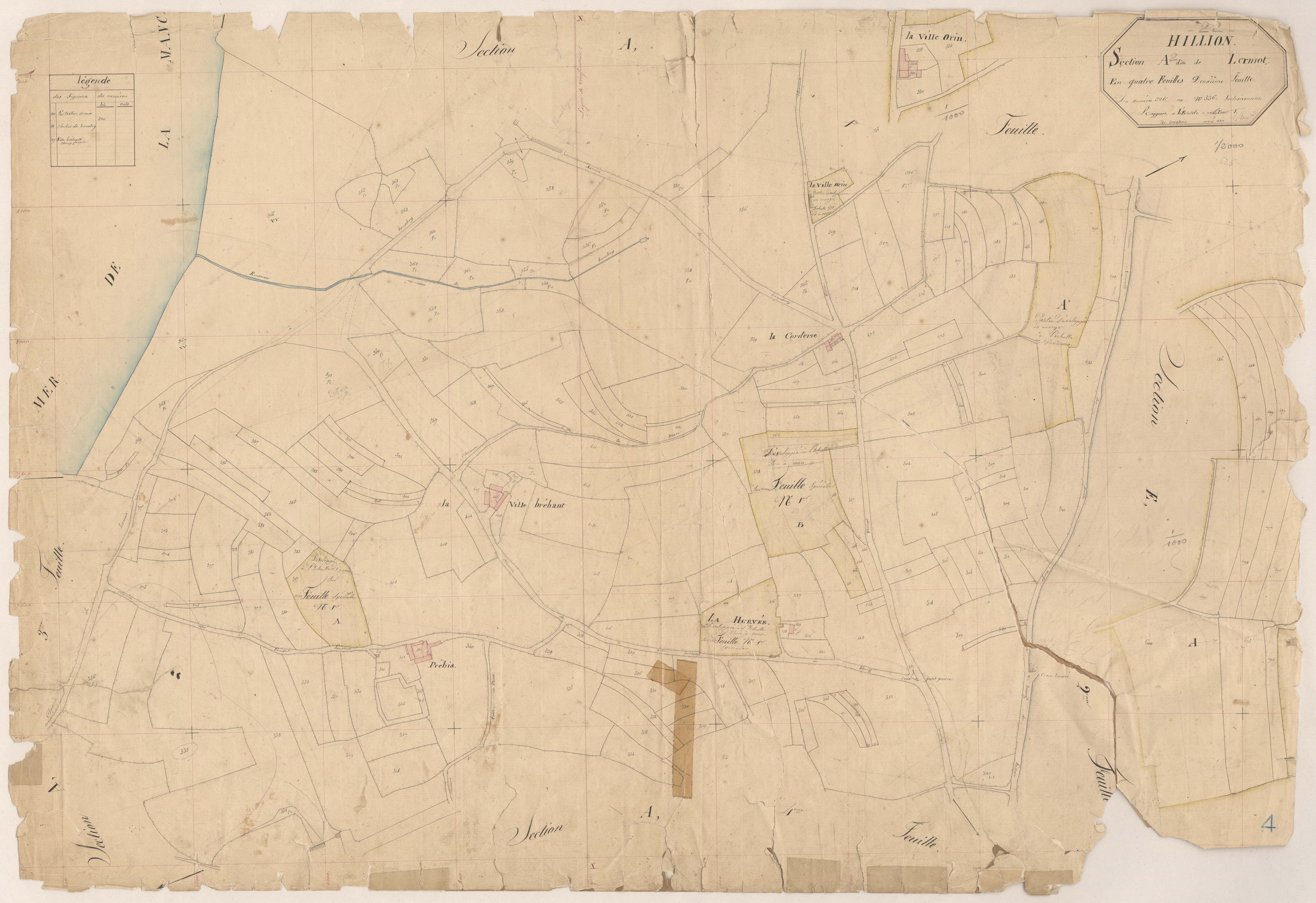Hillion - Section A, 2e feuille